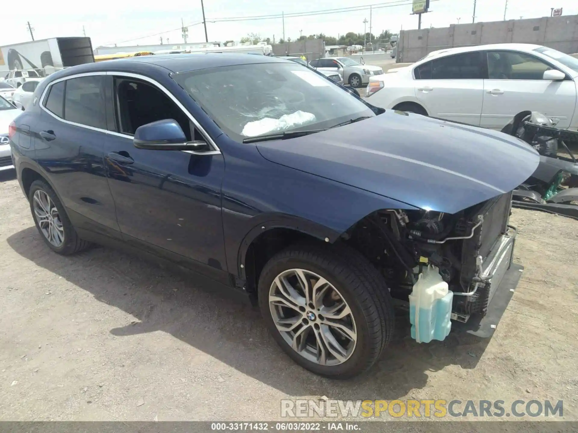 1 Photograph of a damaged car WBXYJ3C56KEP77641 BMW X2 2019