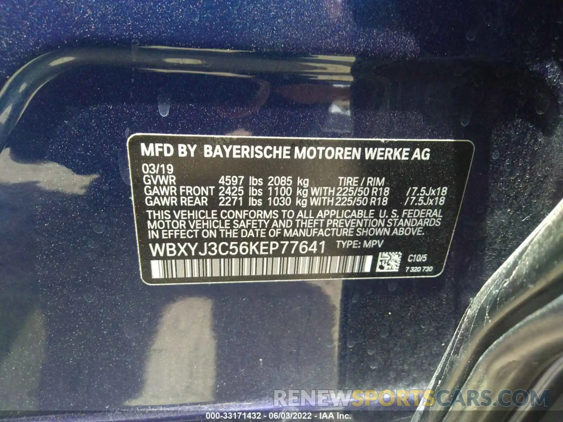 9 Фотография поврежденного автомобиля WBXYJ3C56KEP77641 BMW X2 2019