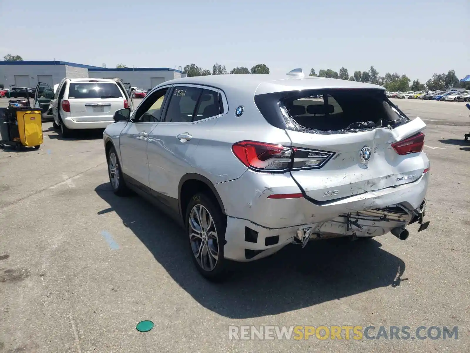 3 Photograph of a damaged car WBXYJ3C57KEP77292 BMW X2 2019