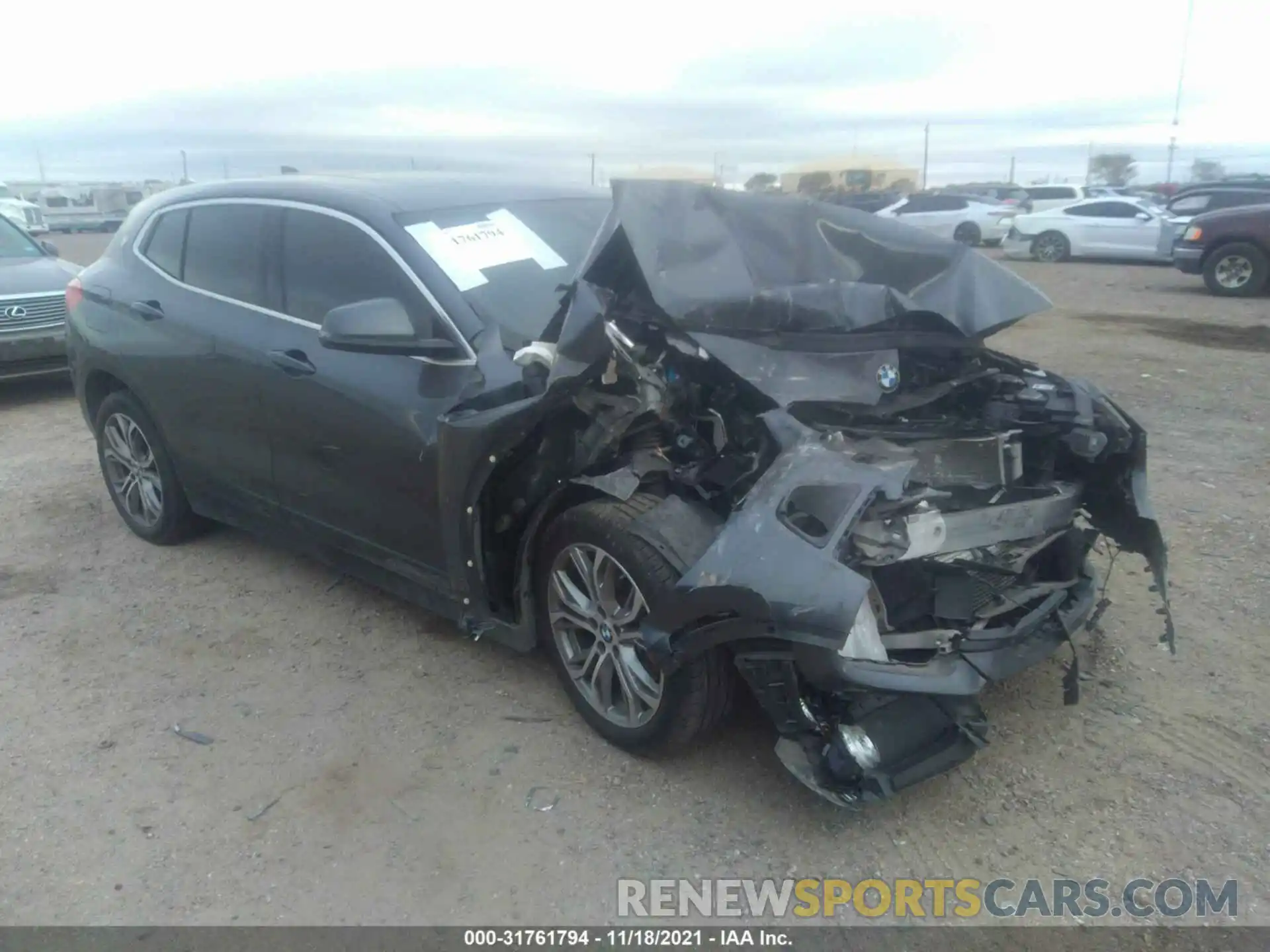 1 Photograph of a damaged car WBXYJ3C59KEP77259 BMW X2 2019