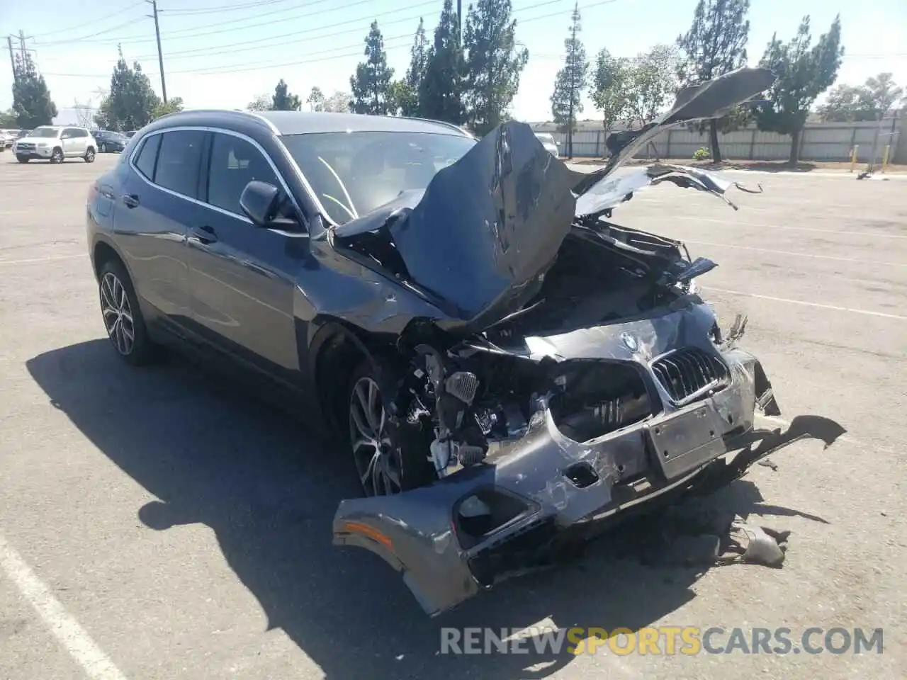 1 Photograph of a damaged car WBXYJ3C5XKEP76928 BMW X2 2019