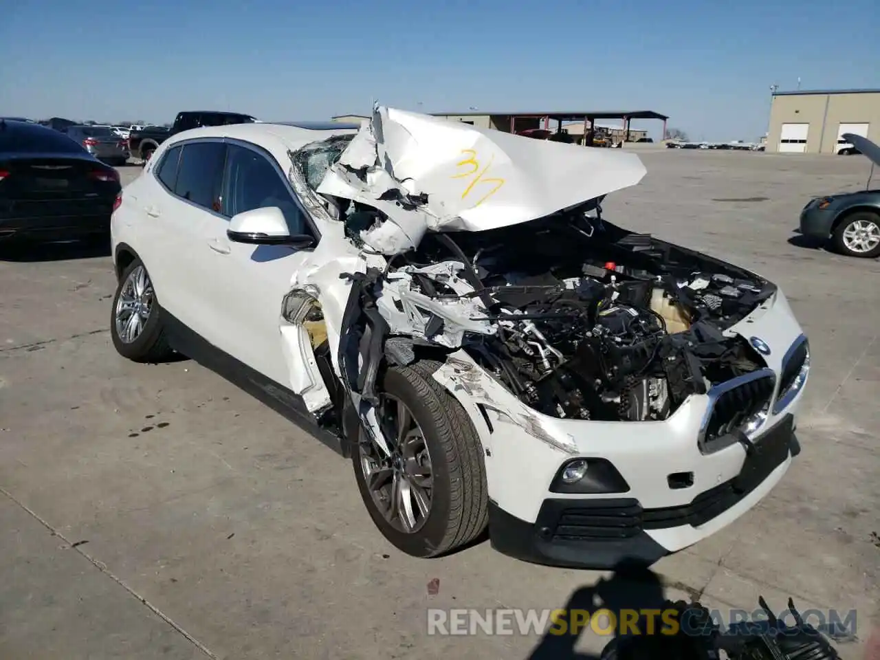 1 Photograph of a damaged car WBXYJ3C5XKEP77691 BMW X2 2019