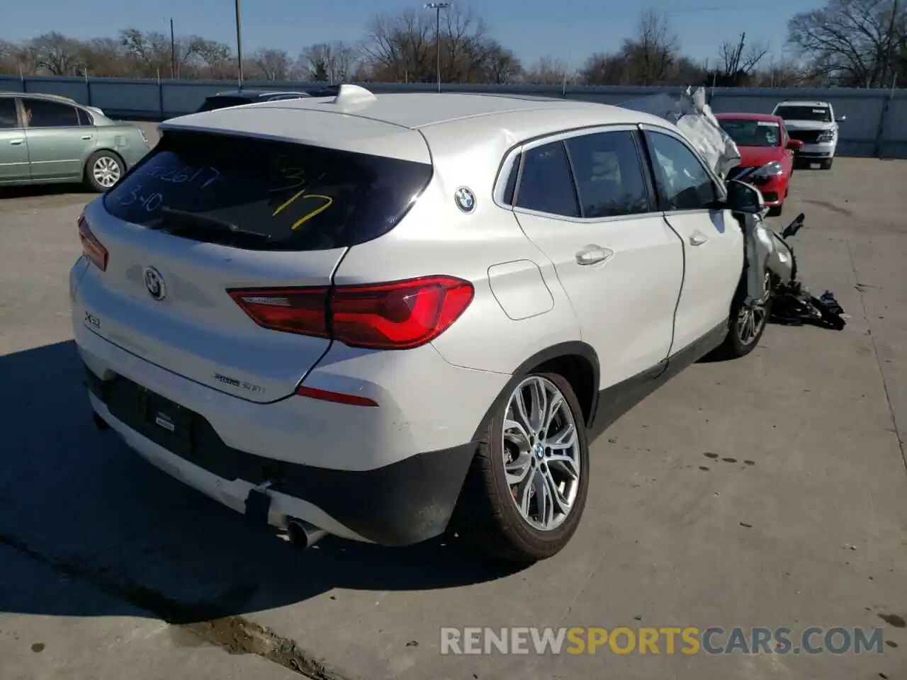 4 Photograph of a damaged car WBXYJ3C5XKEP77691 BMW X2 2019