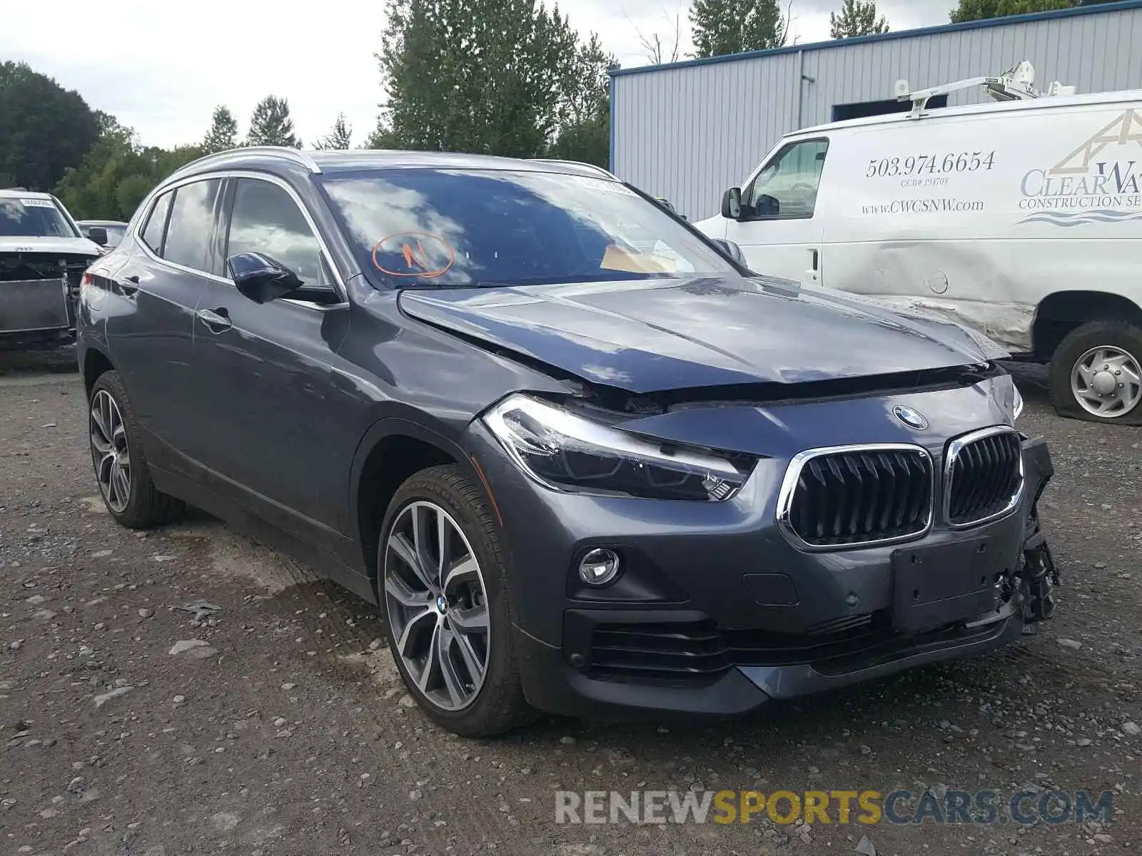 1 Photograph of a damaged car WBXYJ5C50K5N04562 BMW X2 2019