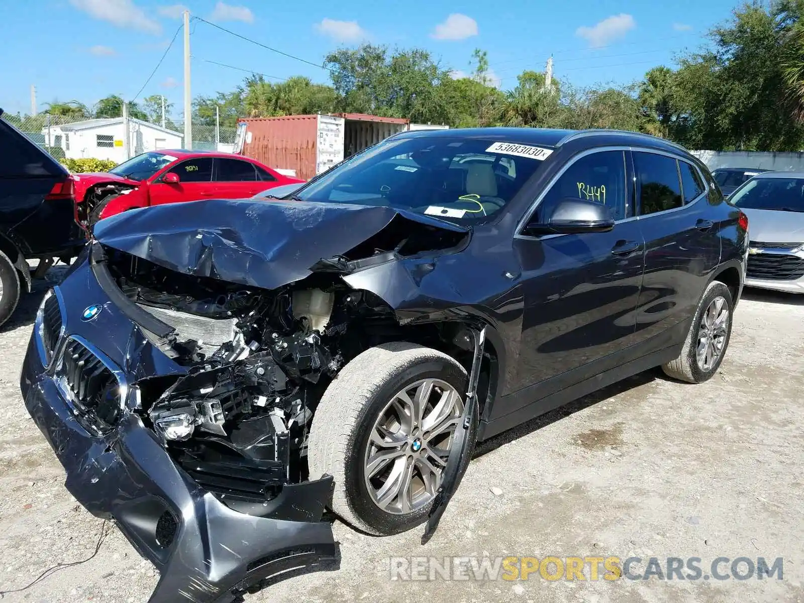 2 Photograph of a damaged car WBXYJ5C50K5N45094 BMW X2 2019