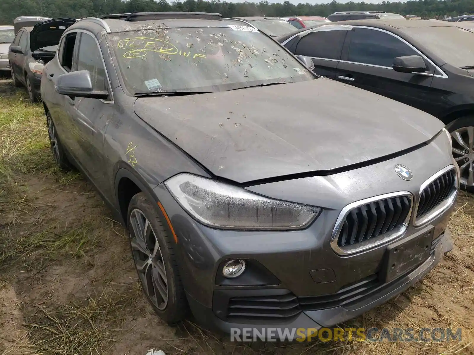 1 Photograph of a damaged car WBXYJ5C50KEF83122 BMW X2 2019