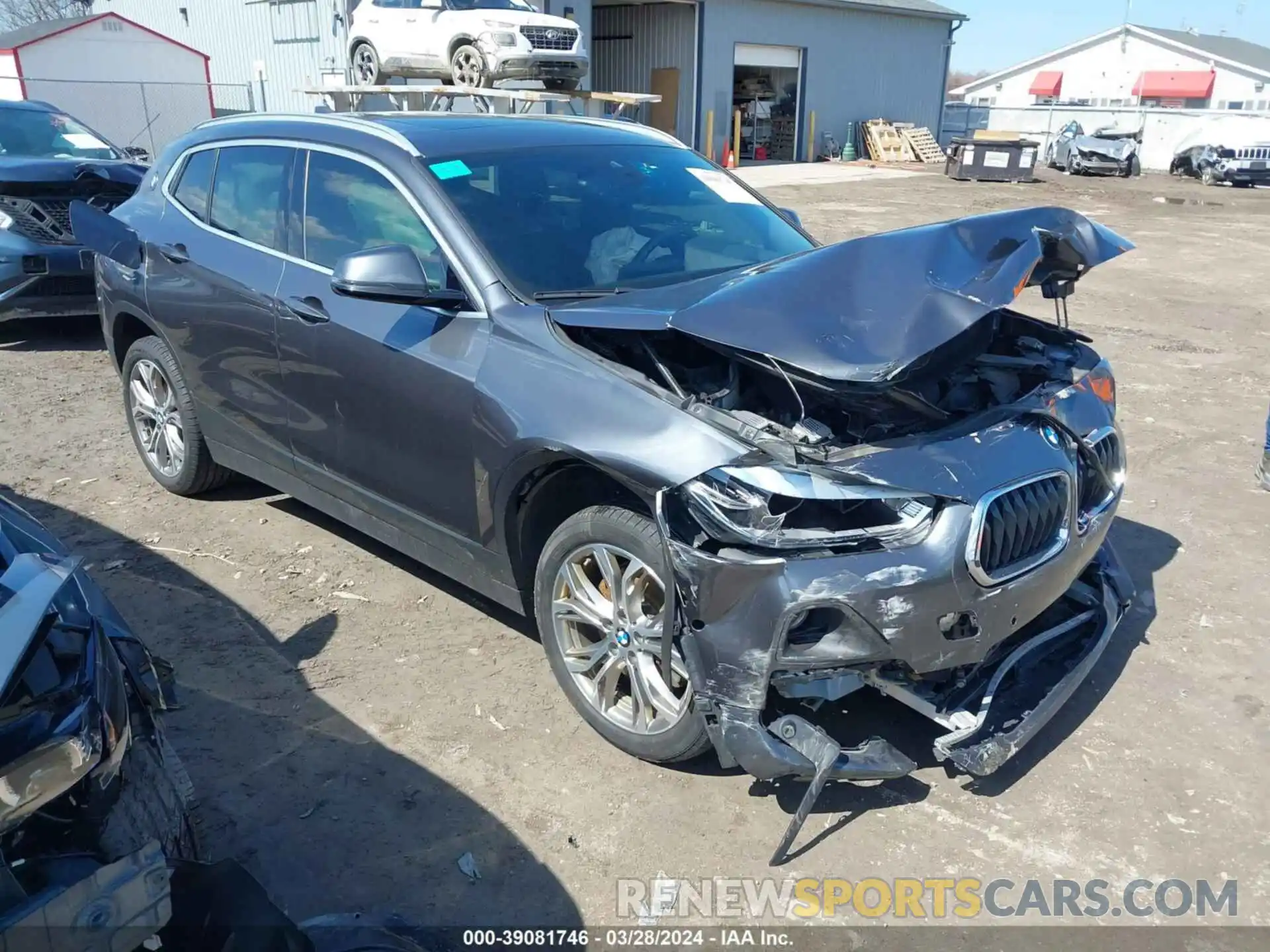 1 Photograph of a damaged car WBXYJ5C51K5N10595 BMW X2 2019