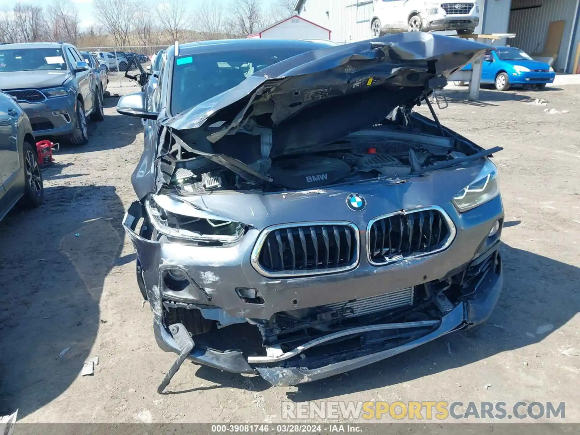 6 Photograph of a damaged car WBXYJ5C51K5N10595 BMW X2 2019