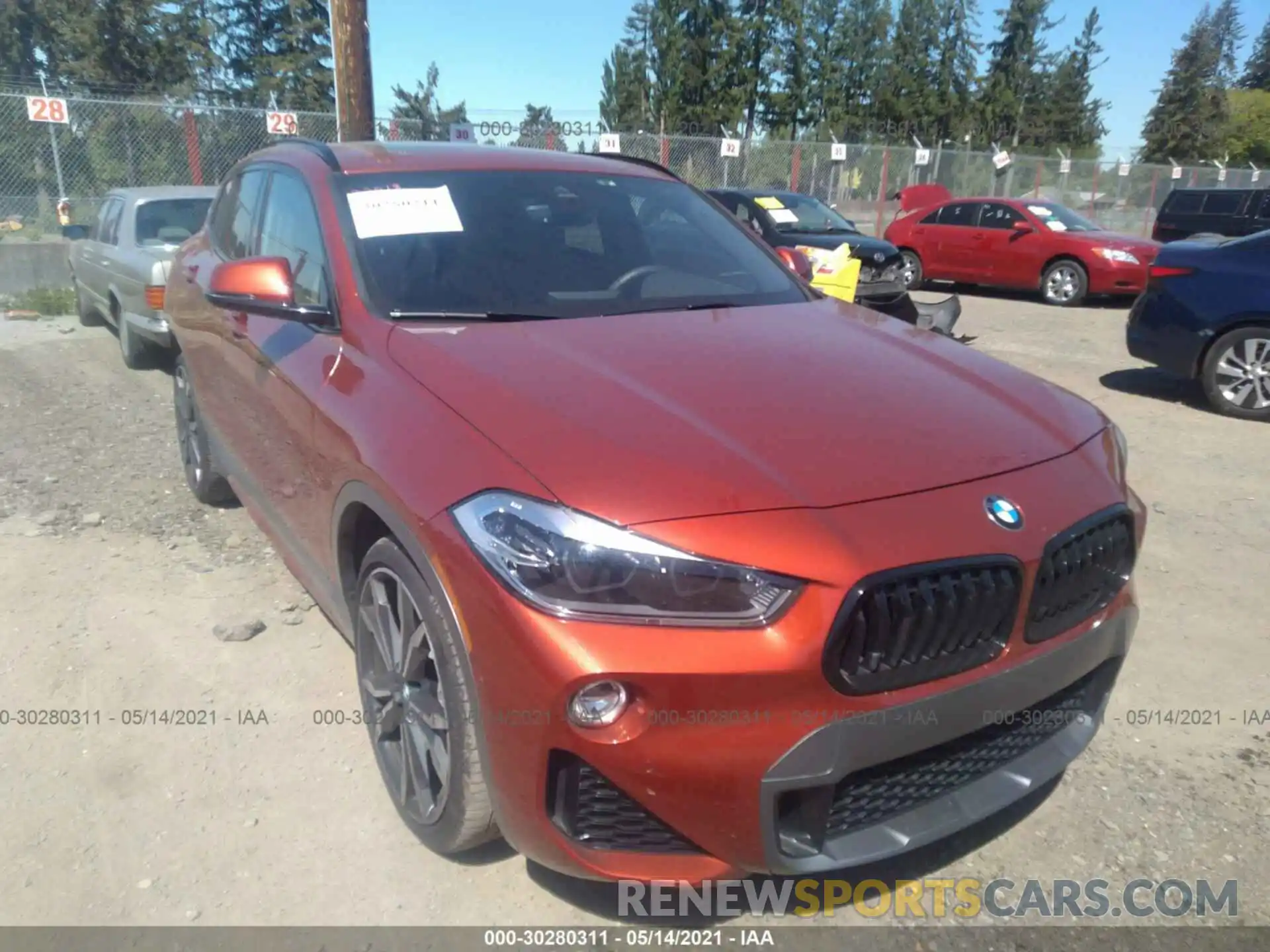 1 Photograph of a damaged car WBXYJ5C51K5N41488 BMW X2 2019