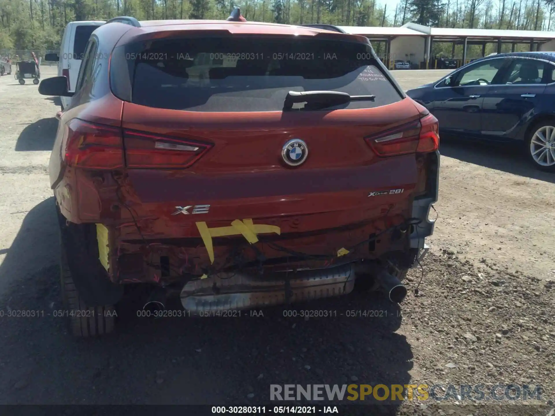 6 Photograph of a damaged car WBXYJ5C51K5N41488 BMW X2 2019