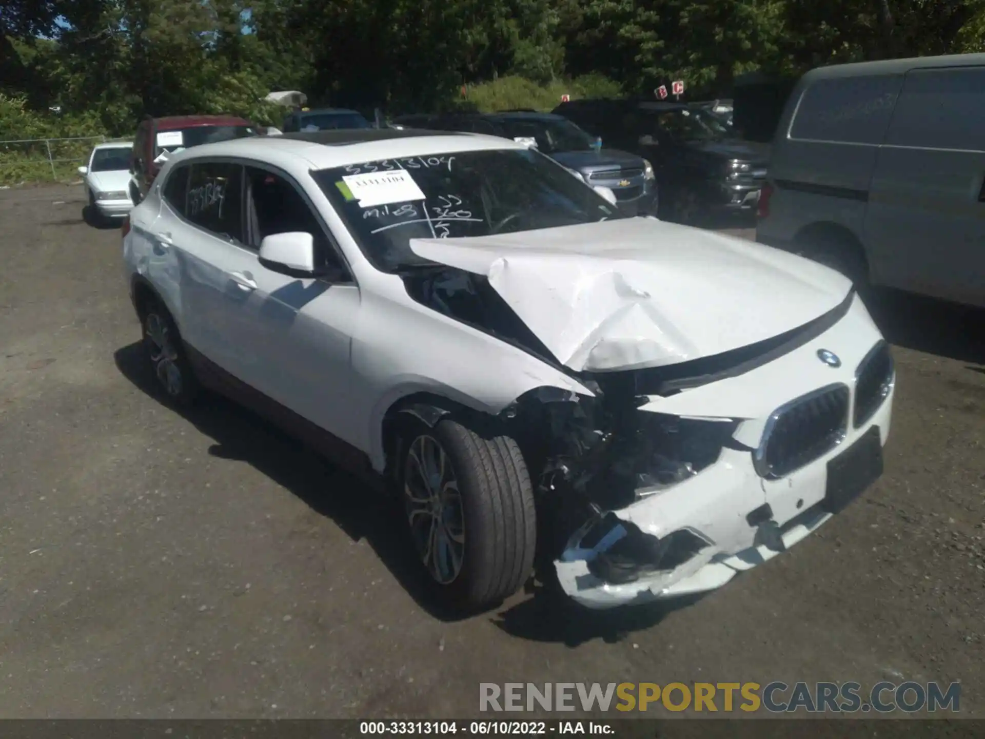 1 Photograph of a damaged car WBXYJ5C51KEF83260 BMW X2 2019