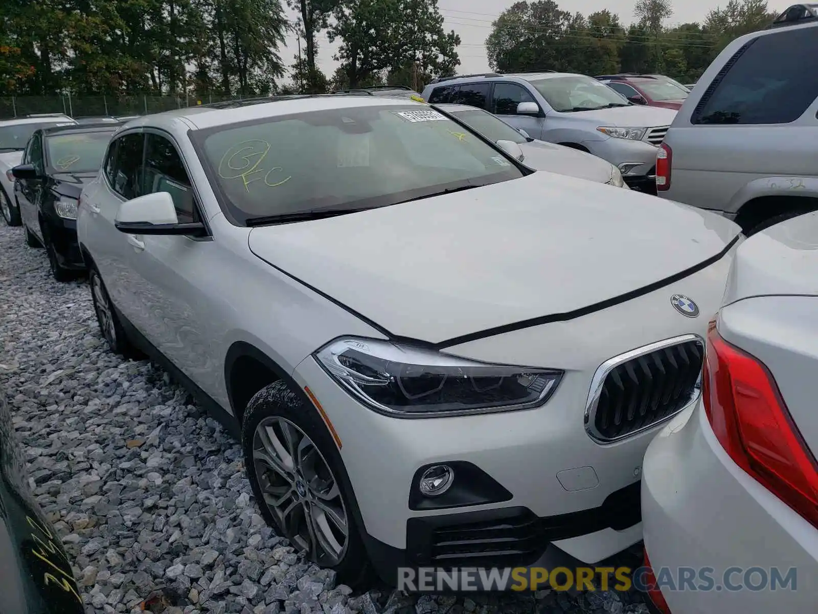 1 Photograph of a damaged car WBXYJ5C51KEF83551 BMW X2 2019