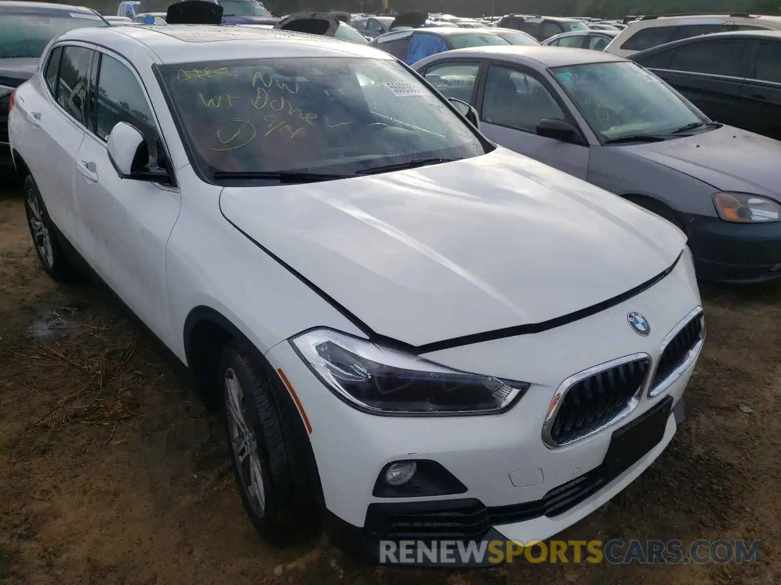 1 Photograph of a damaged car WBXYJ5C53K5N33229 BMW X2 2019