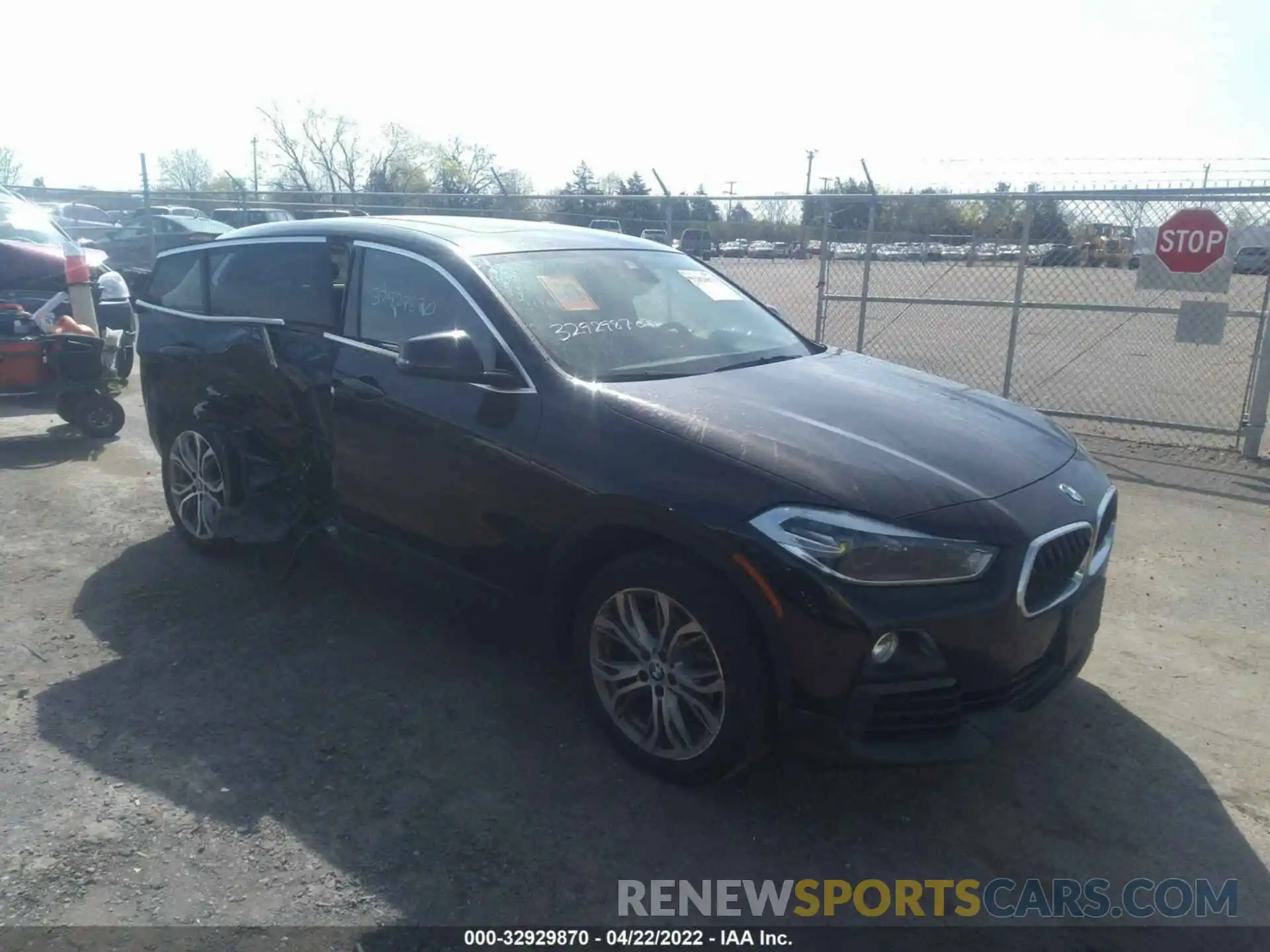 1 Photograph of a damaged car WBXYJ5C54K5N54025 BMW X2 2019