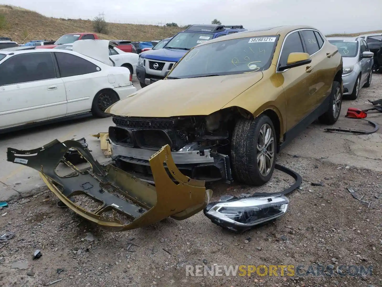 2 Photograph of a damaged car WBXYJ5C54K5N57863 BMW X2 2019