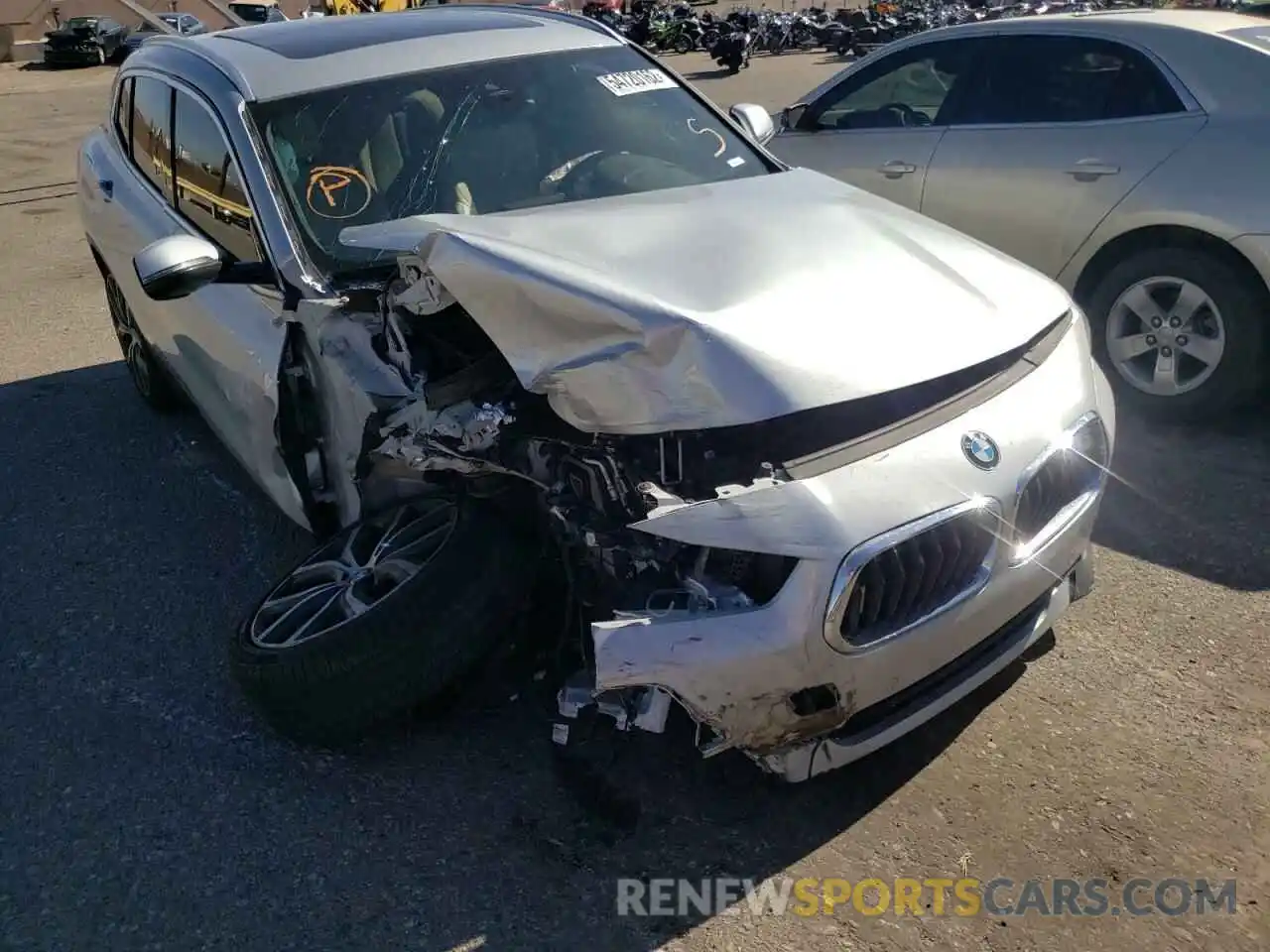 9 Photograph of a damaged car WBXYJ5C54KEF82829 BMW X2 2019