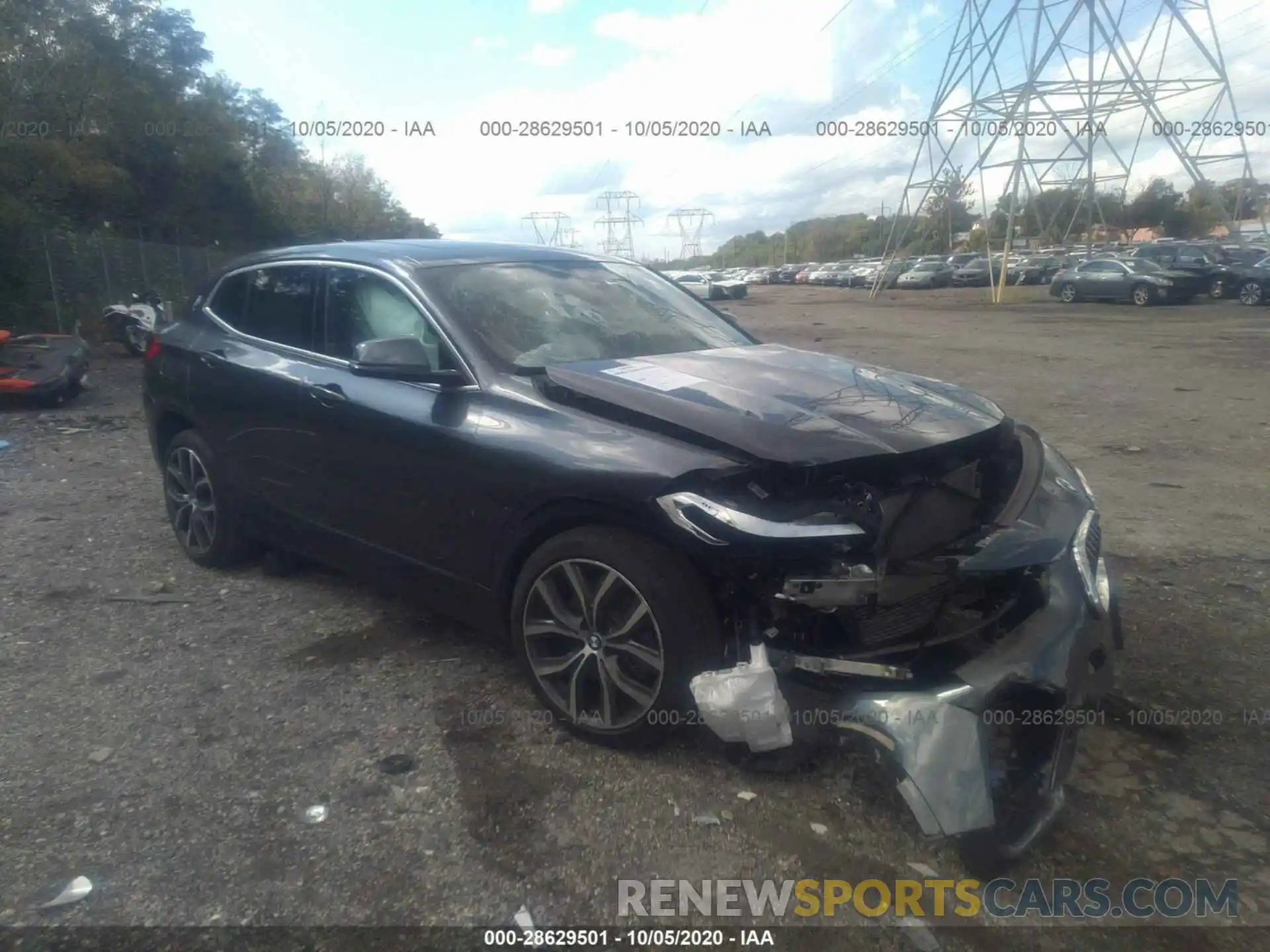 1 Фотография поврежденного автомобиля WBXYJ5C55K5N32096 BMW X2 2019