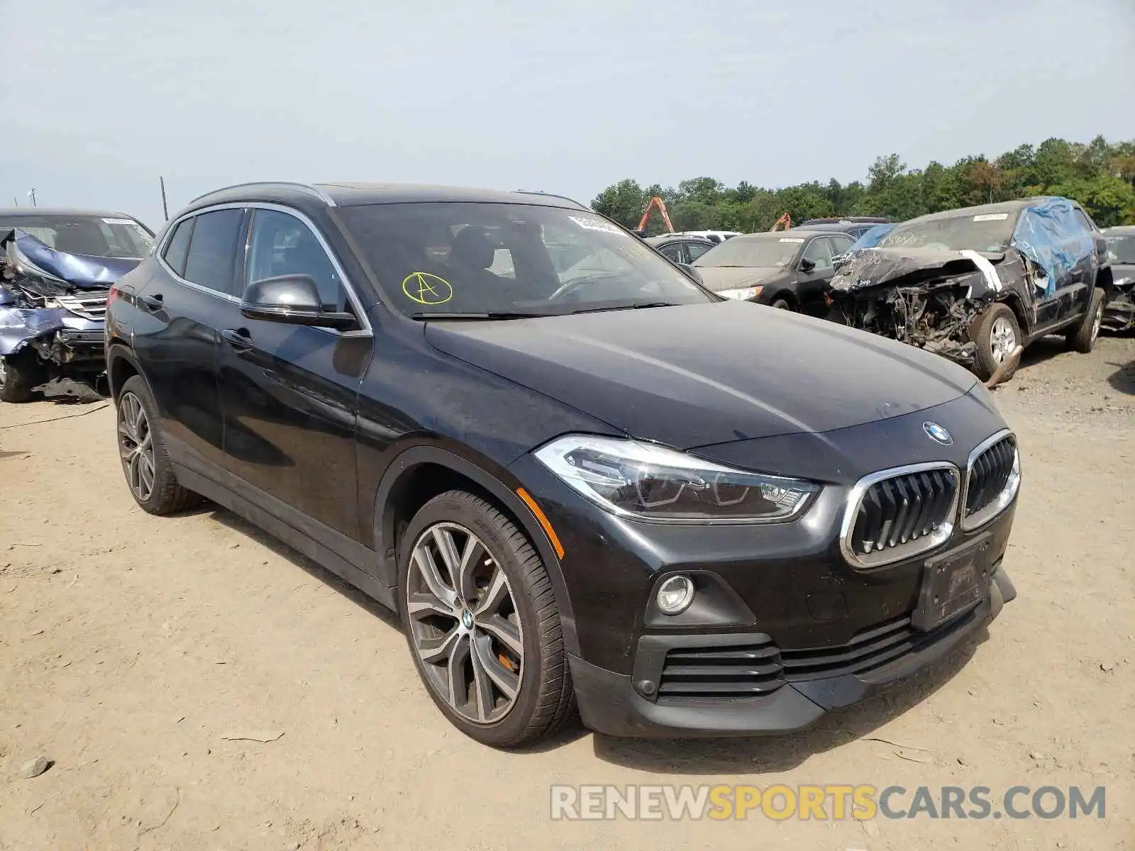 1 Photograph of a damaged car WBXYJ5C55KEF83293 BMW X2 2019