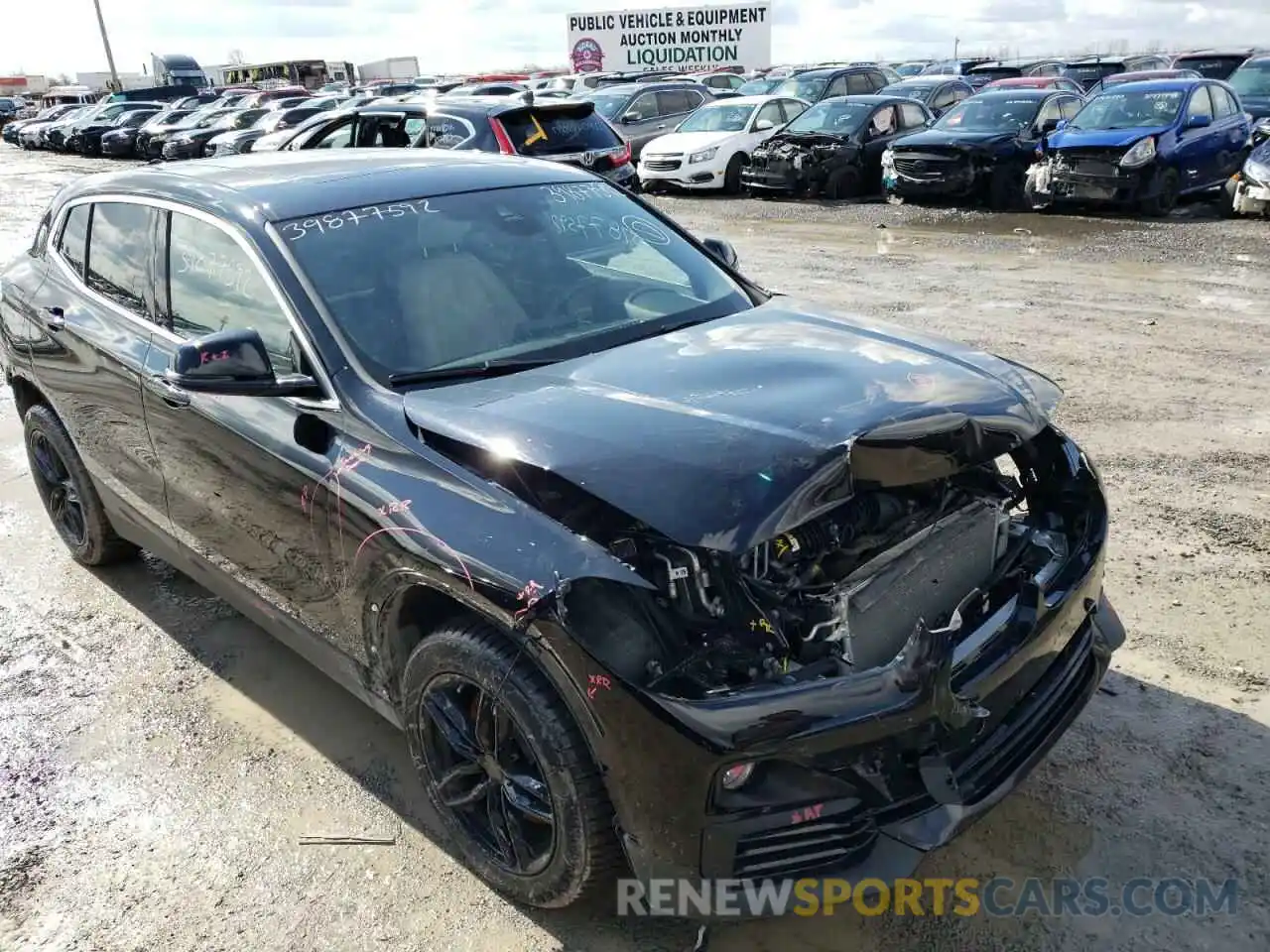 1 Photograph of a damaged car WBXYJ5C56K5N41003 BMW X2 2019