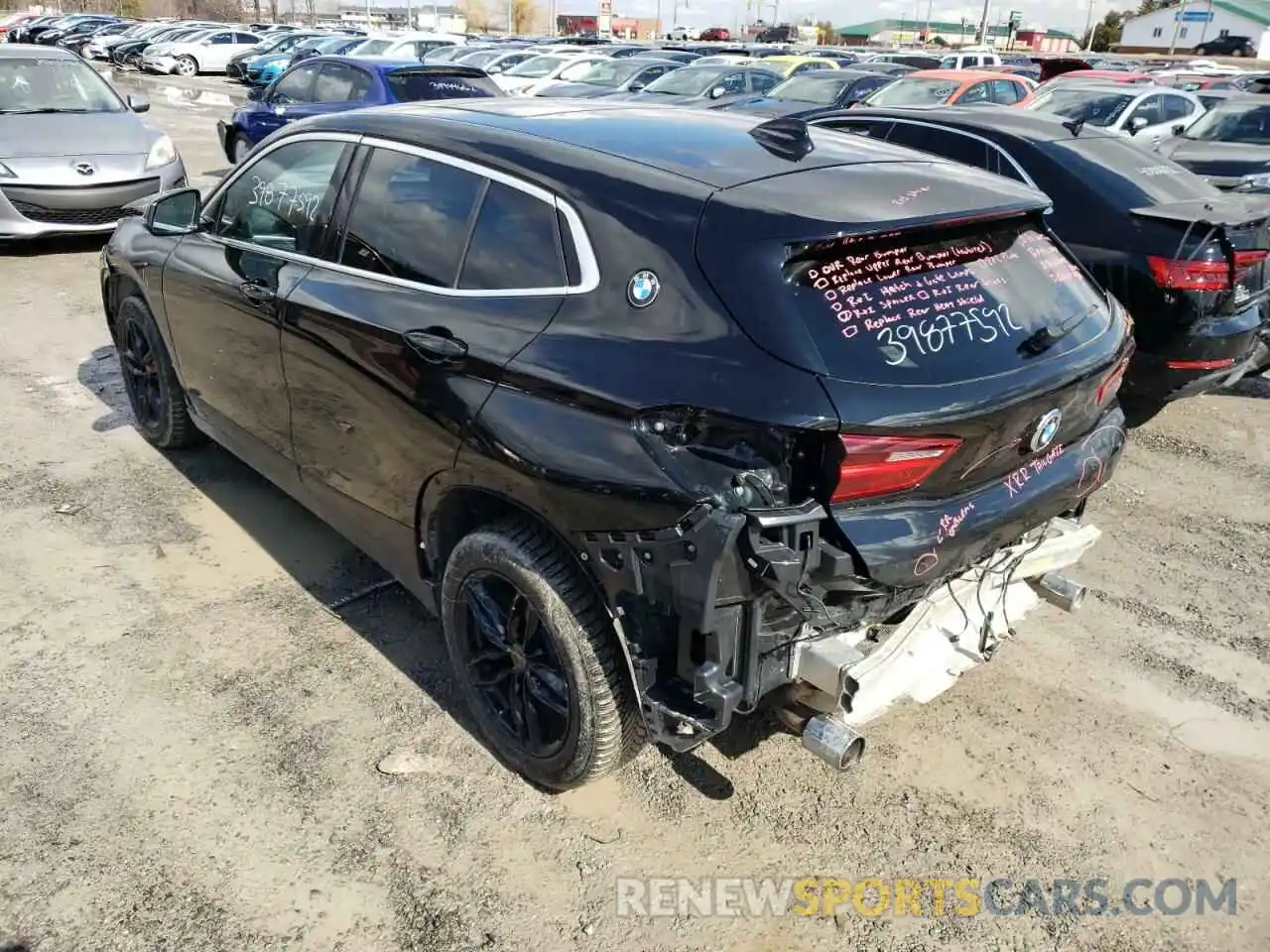 3 Photograph of a damaged car WBXYJ5C56K5N41003 BMW X2 2019