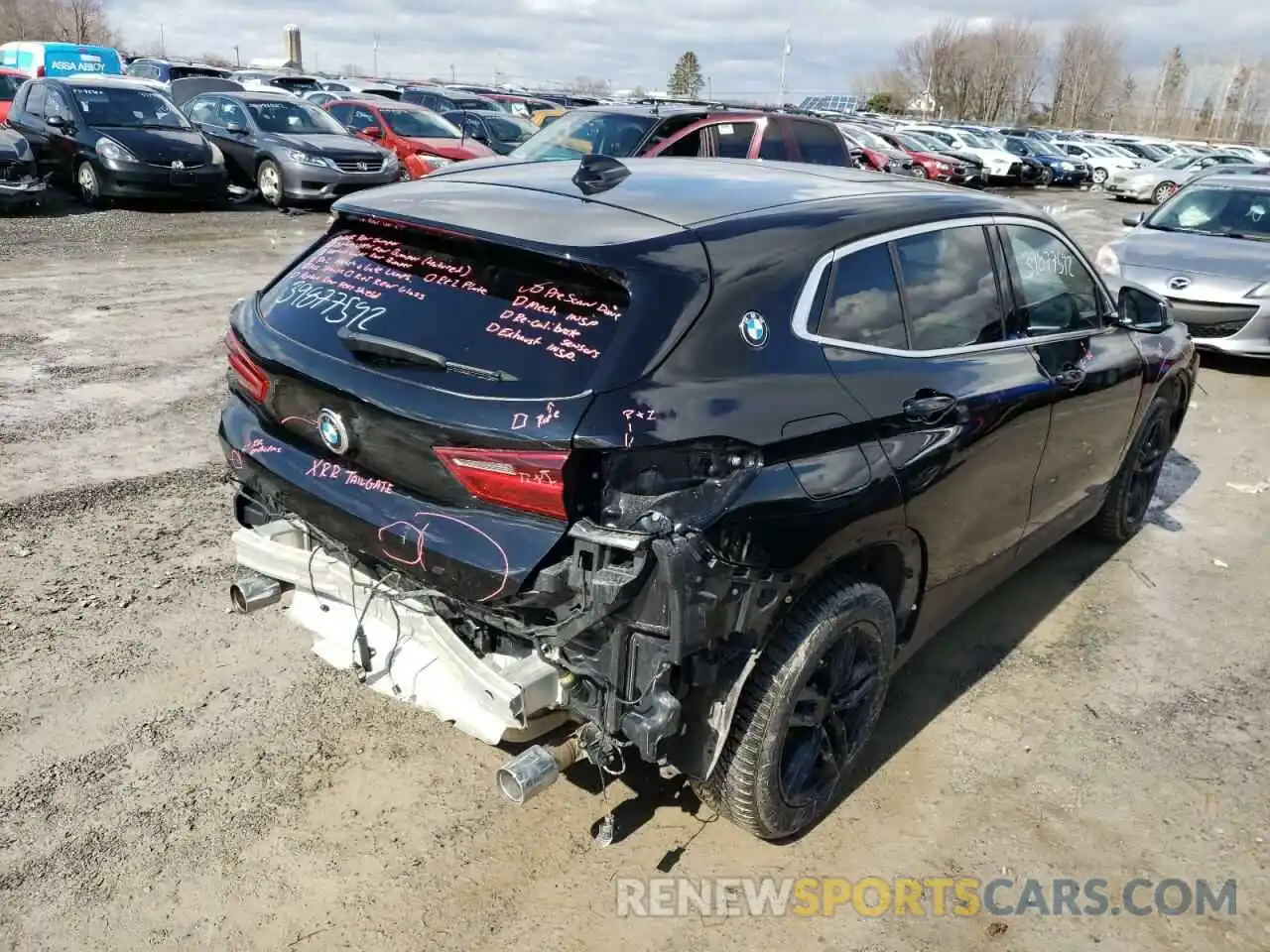 4 Photograph of a damaged car WBXYJ5C56K5N41003 BMW X2 2019