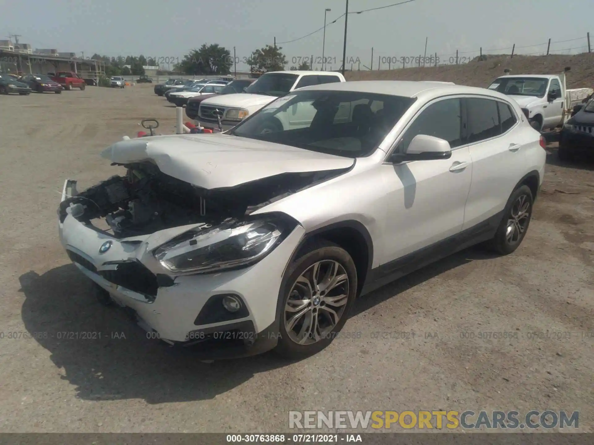 2 Photograph of a damaged car WBXYJ5C56KEF82928 BMW X2 2019