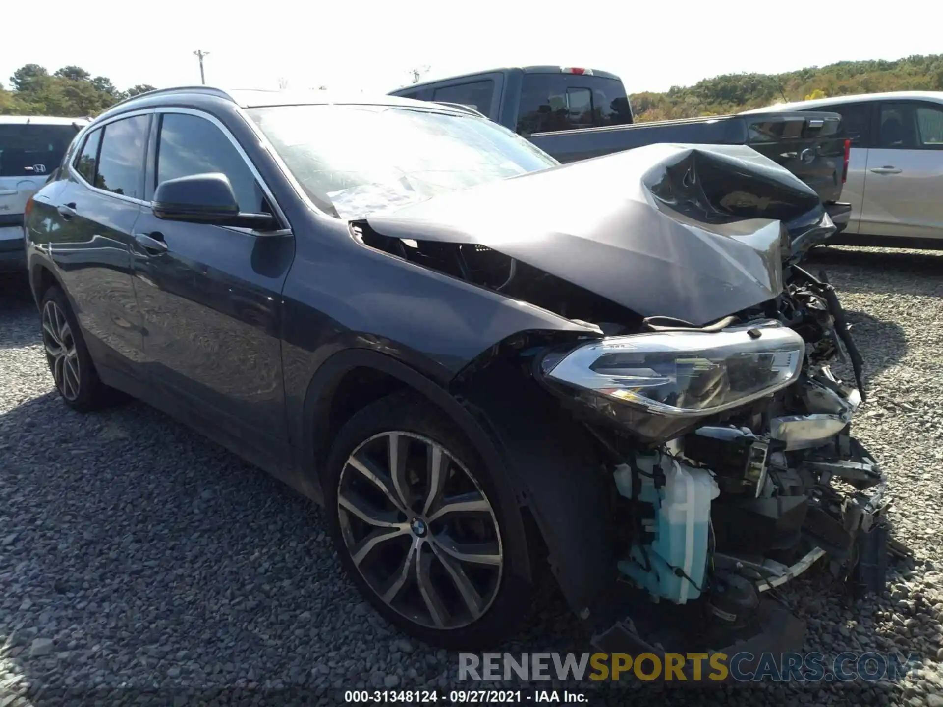 1 Photograph of a damaged car WBXYJ5C56KEF83593 BMW X2 2019