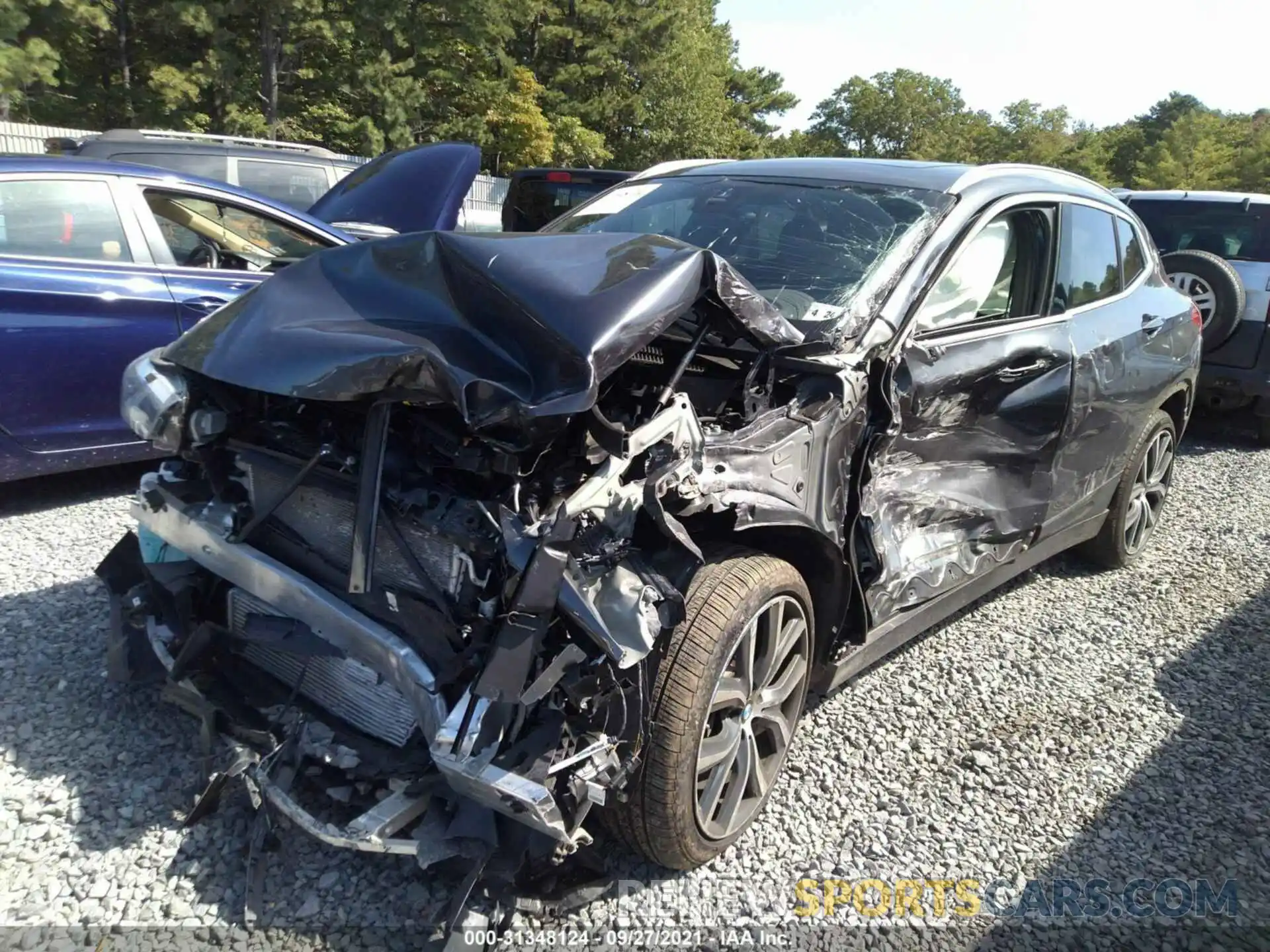 2 Photograph of a damaged car WBXYJ5C56KEF83593 BMW X2 2019