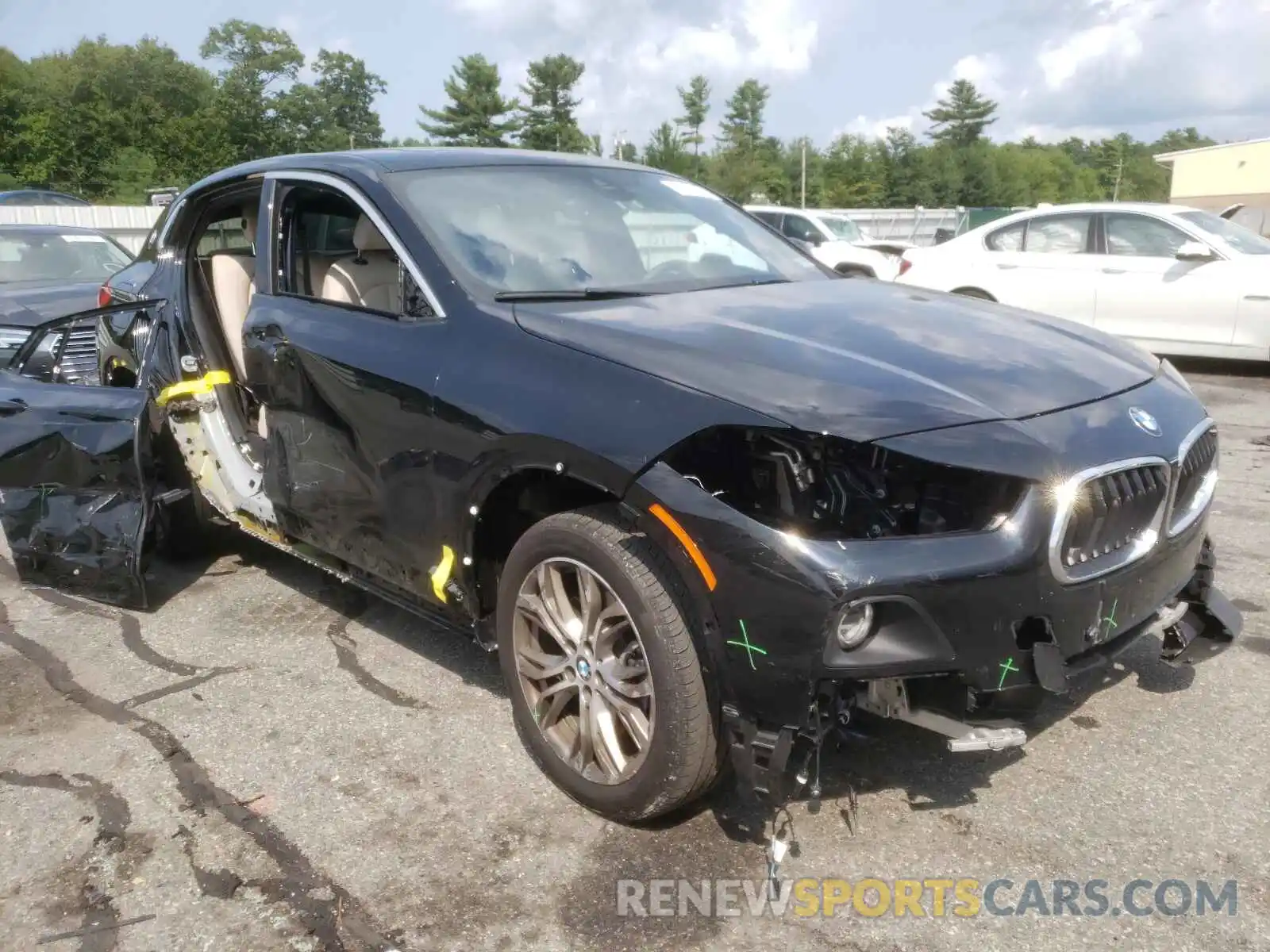 1 Photograph of a damaged car WBXYJ5C57K5N74124 BMW X2 2019