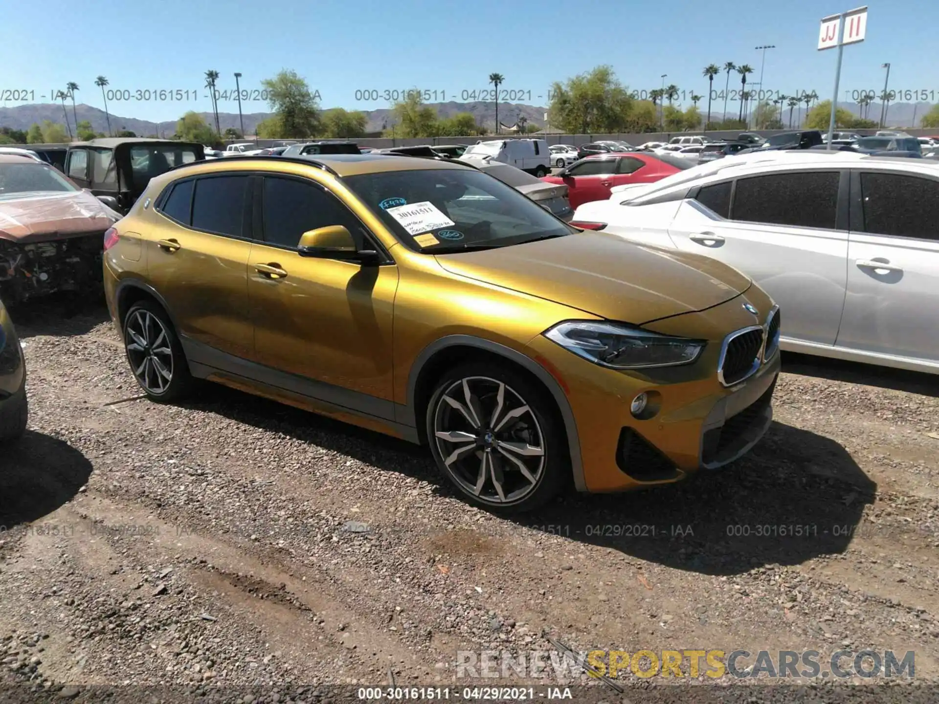 1 Photograph of a damaged car WBXYJ5C57KEF82890 BMW X2 2019