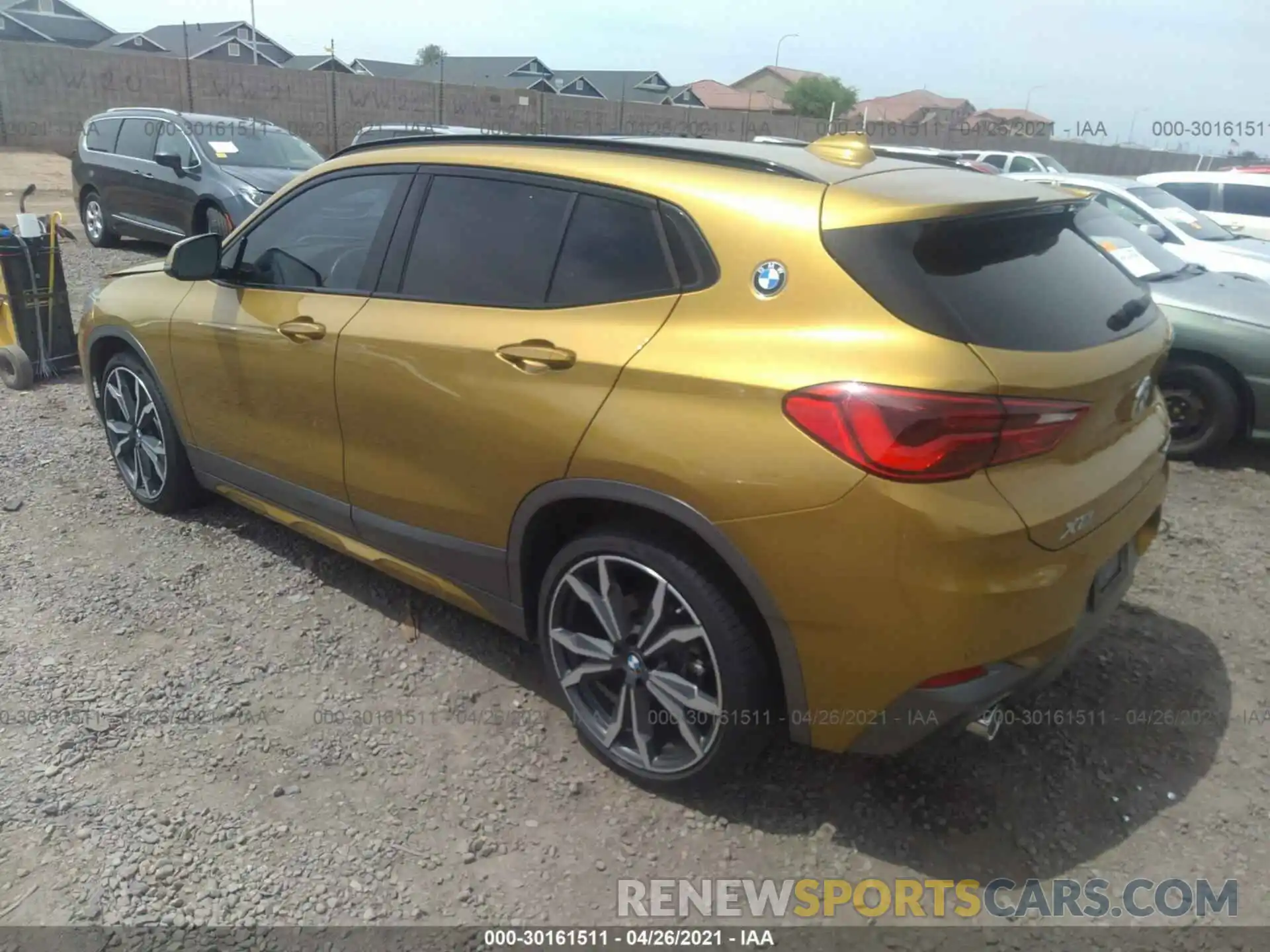 3 Photograph of a damaged car WBXYJ5C57KEF82890 BMW X2 2019