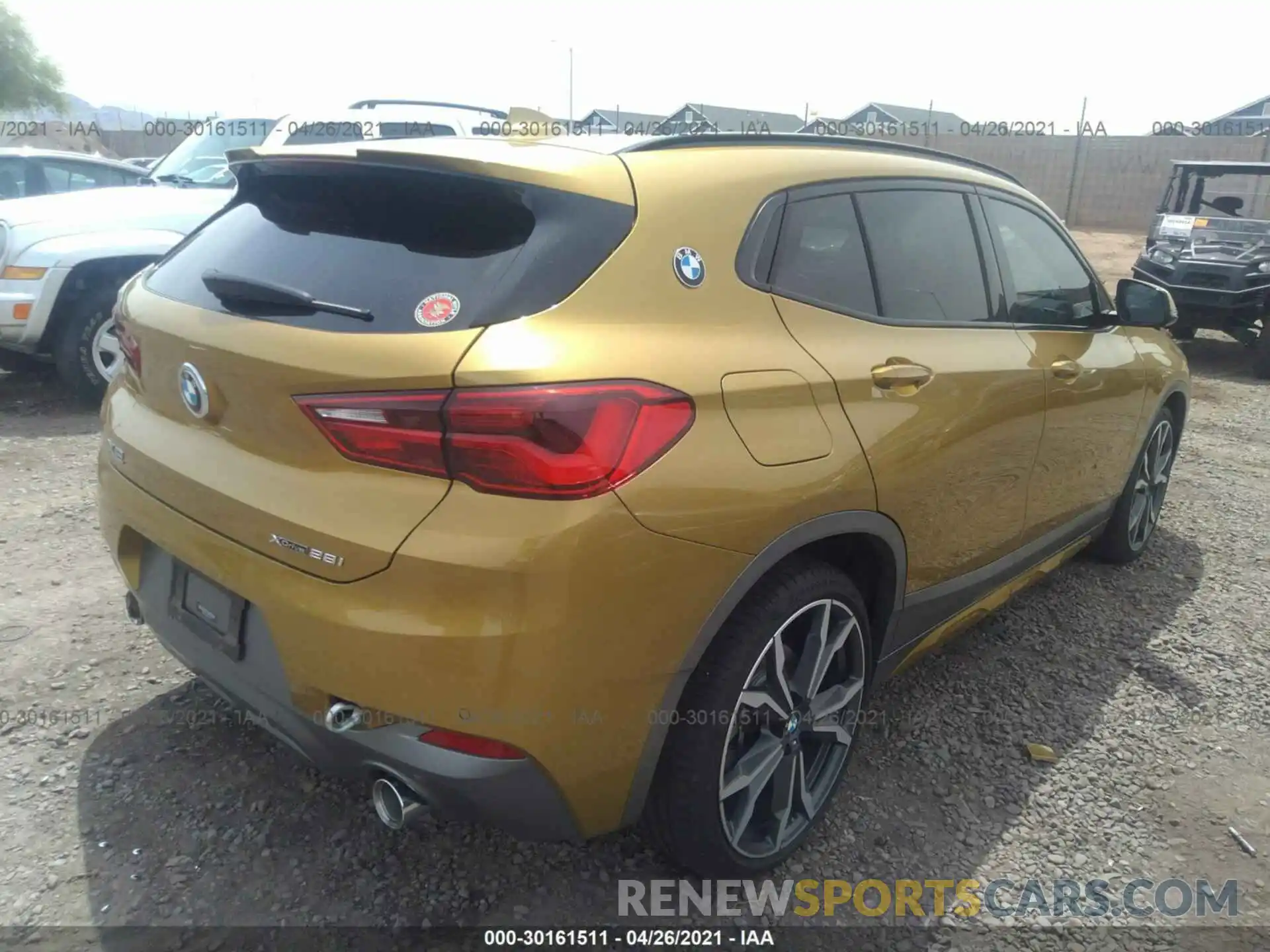 4 Photograph of a damaged car WBXYJ5C57KEF82890 BMW X2 2019