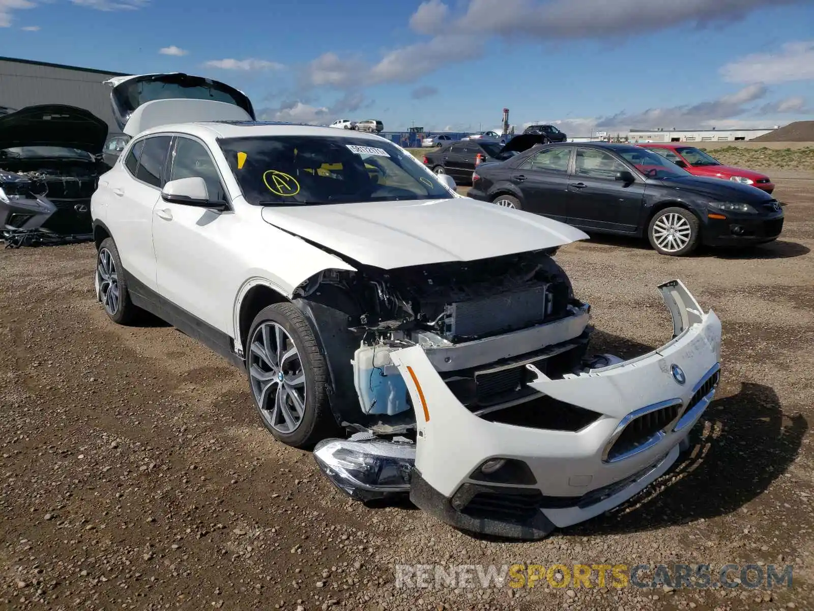 1 Photograph of a damaged car WBXYJ5C59K5N69720 BMW X2 2019