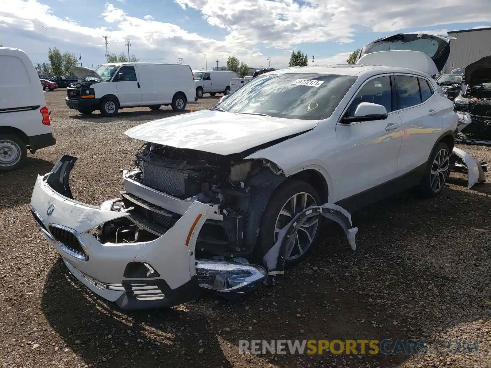 2 Photograph of a damaged car WBXYJ5C59K5N69720 BMW X2 2019