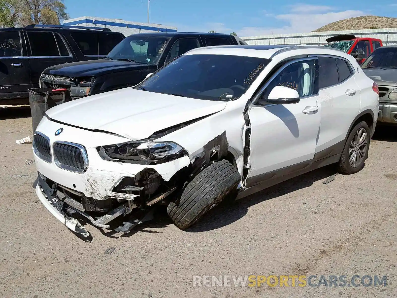 2 Photograph of a damaged car WBXYJ5C59KEF83023 BMW X2 2019