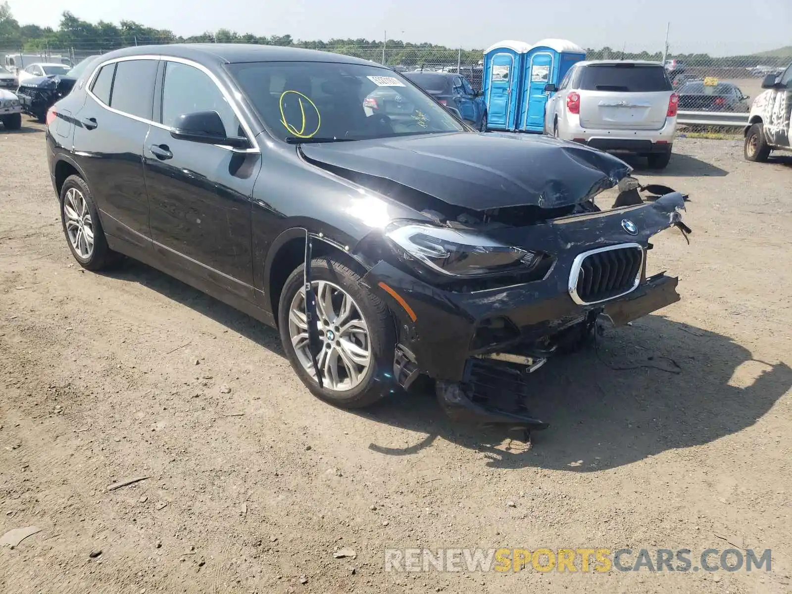 1 Photograph of a damaged car WBXYJ5C59KEF83426 BMW X2 2019