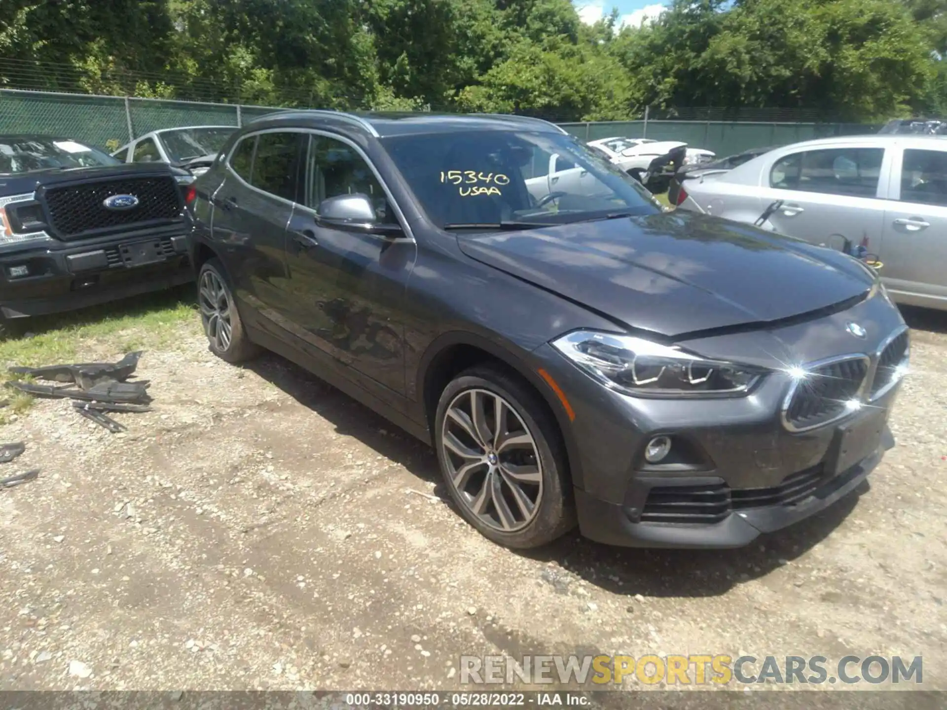 1 Photograph of a damaged car WBXYJ5C59KEF83457 BMW X2 2019