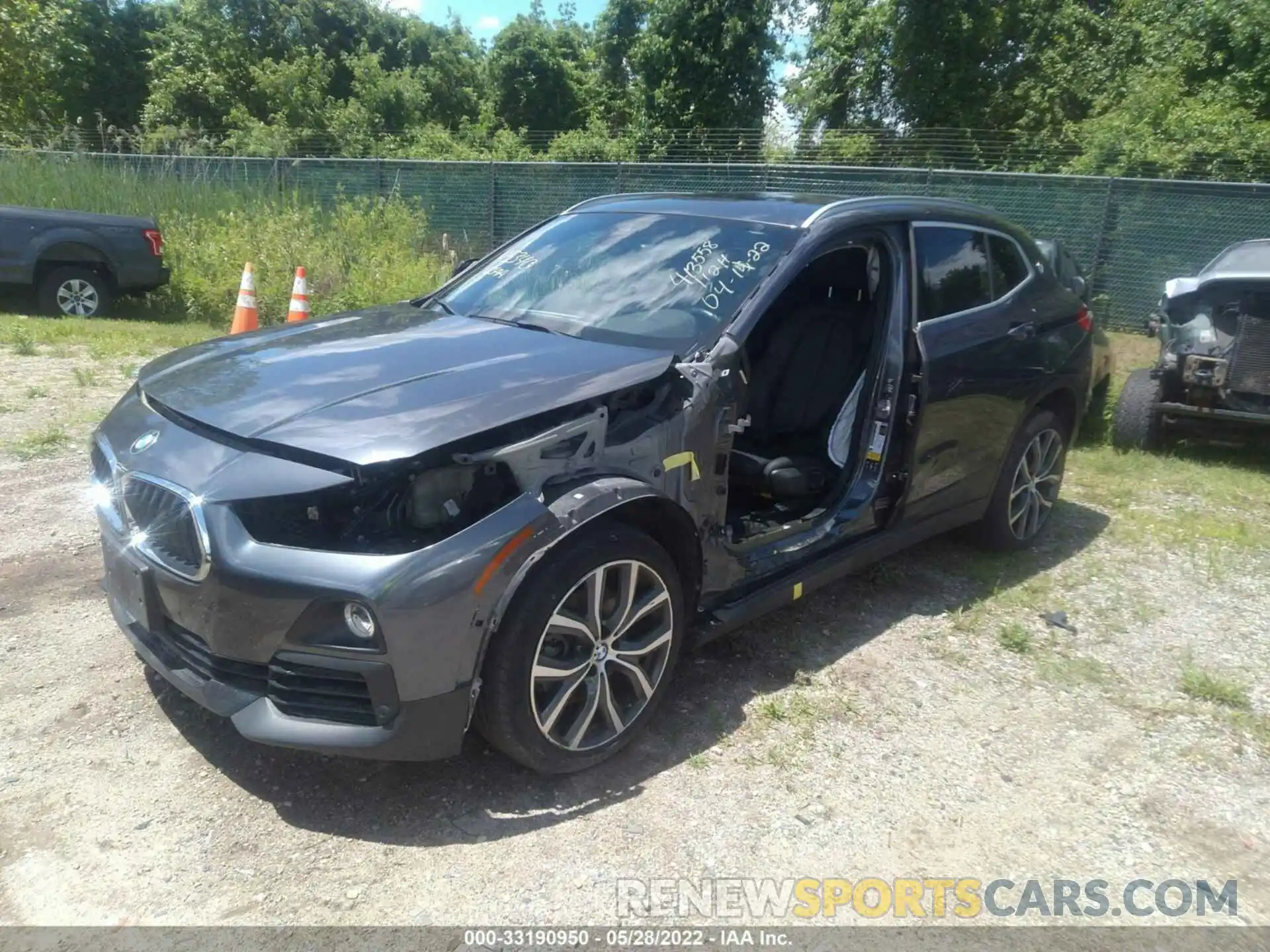 2 Photograph of a damaged car WBXYJ5C59KEF83457 BMW X2 2019