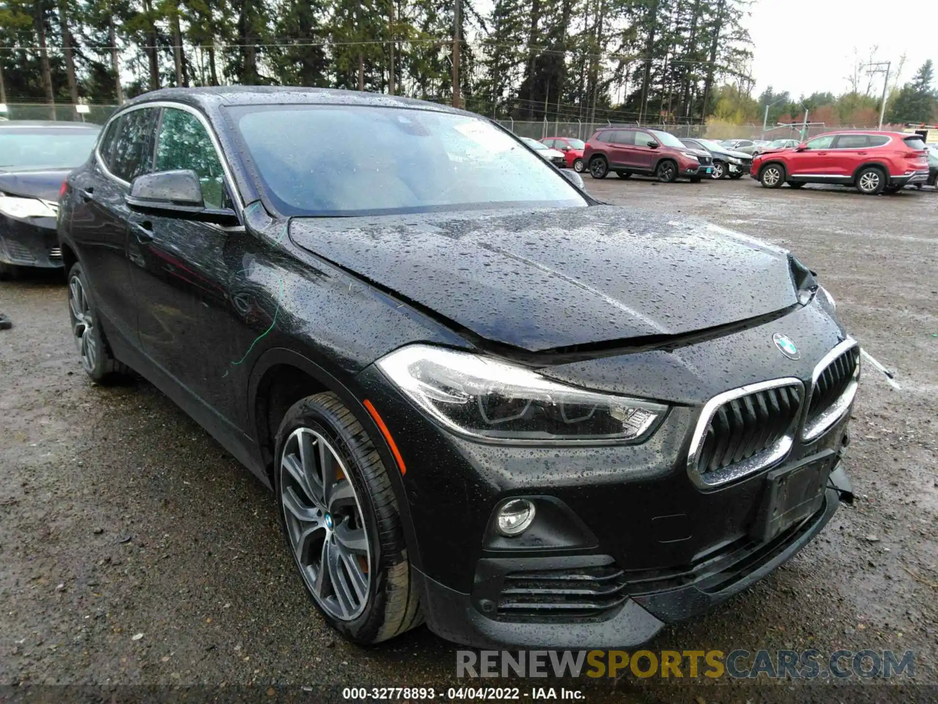 1 Photograph of a damaged car WBXYJ5C59KEF83507 BMW X2 2019