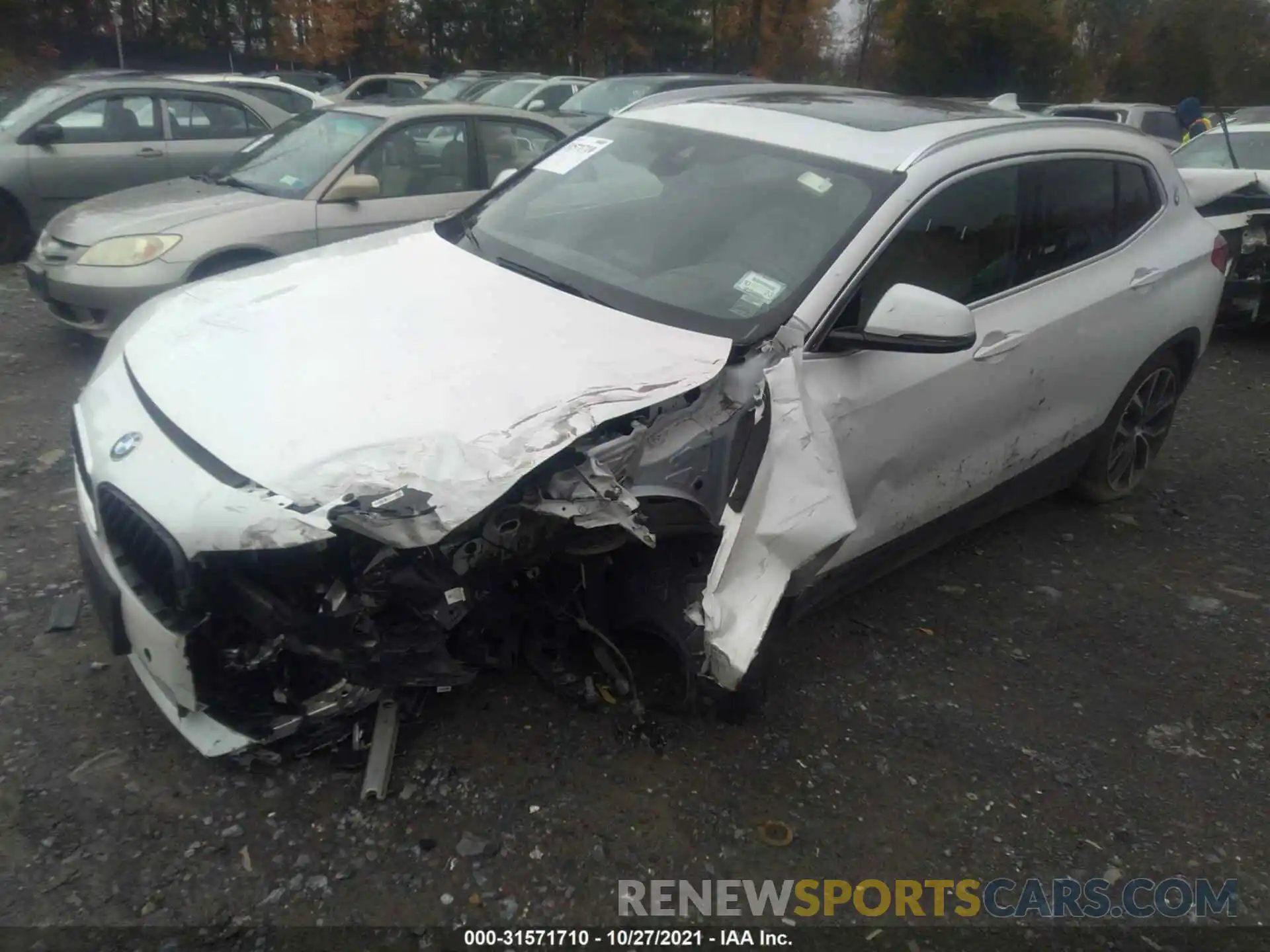 2 Photograph of a damaged car WBXYJ5C59KEF83619 BMW X2 2019