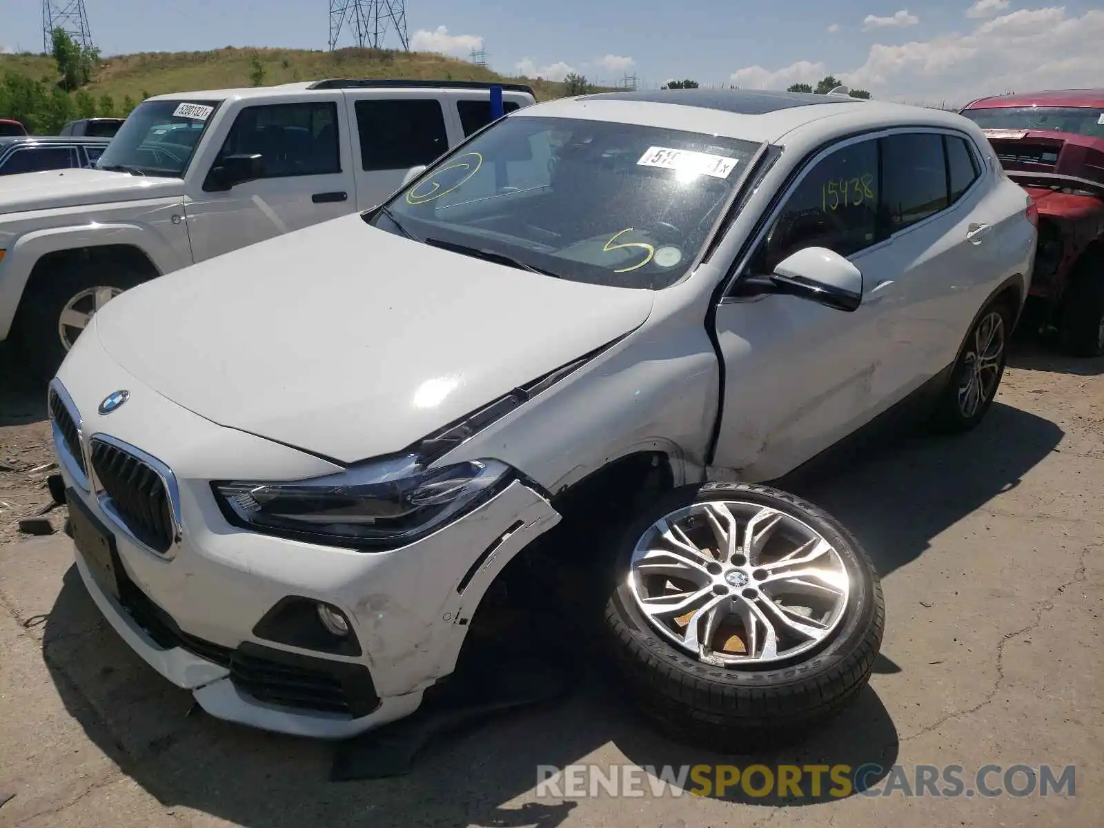 2 Photograph of a damaged car WBXYJ5C5XK5N28609 BMW X2 2019