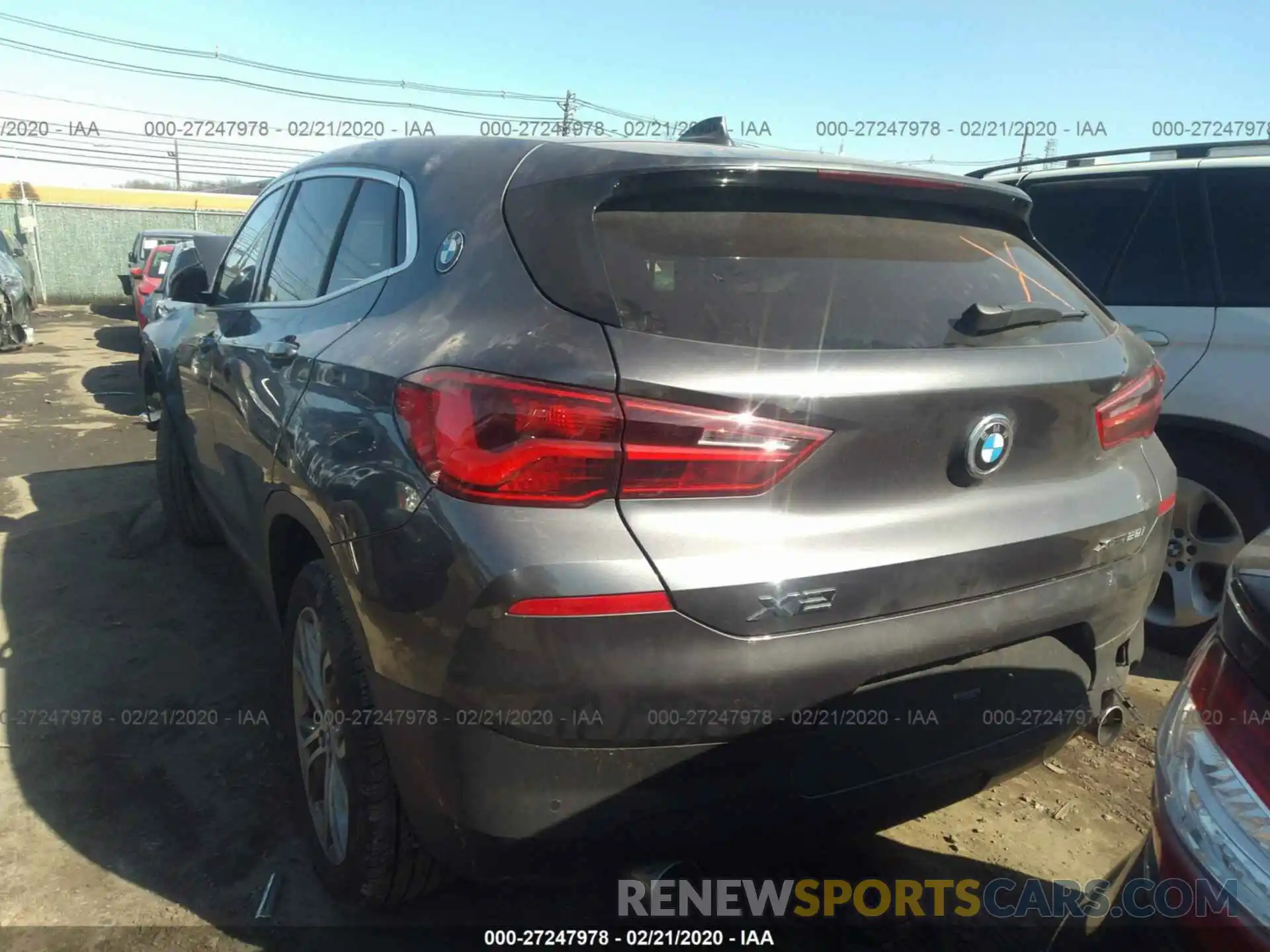 3 Photograph of a damaged car WBXYJ5C5XKEF82995 BMW X2 2019