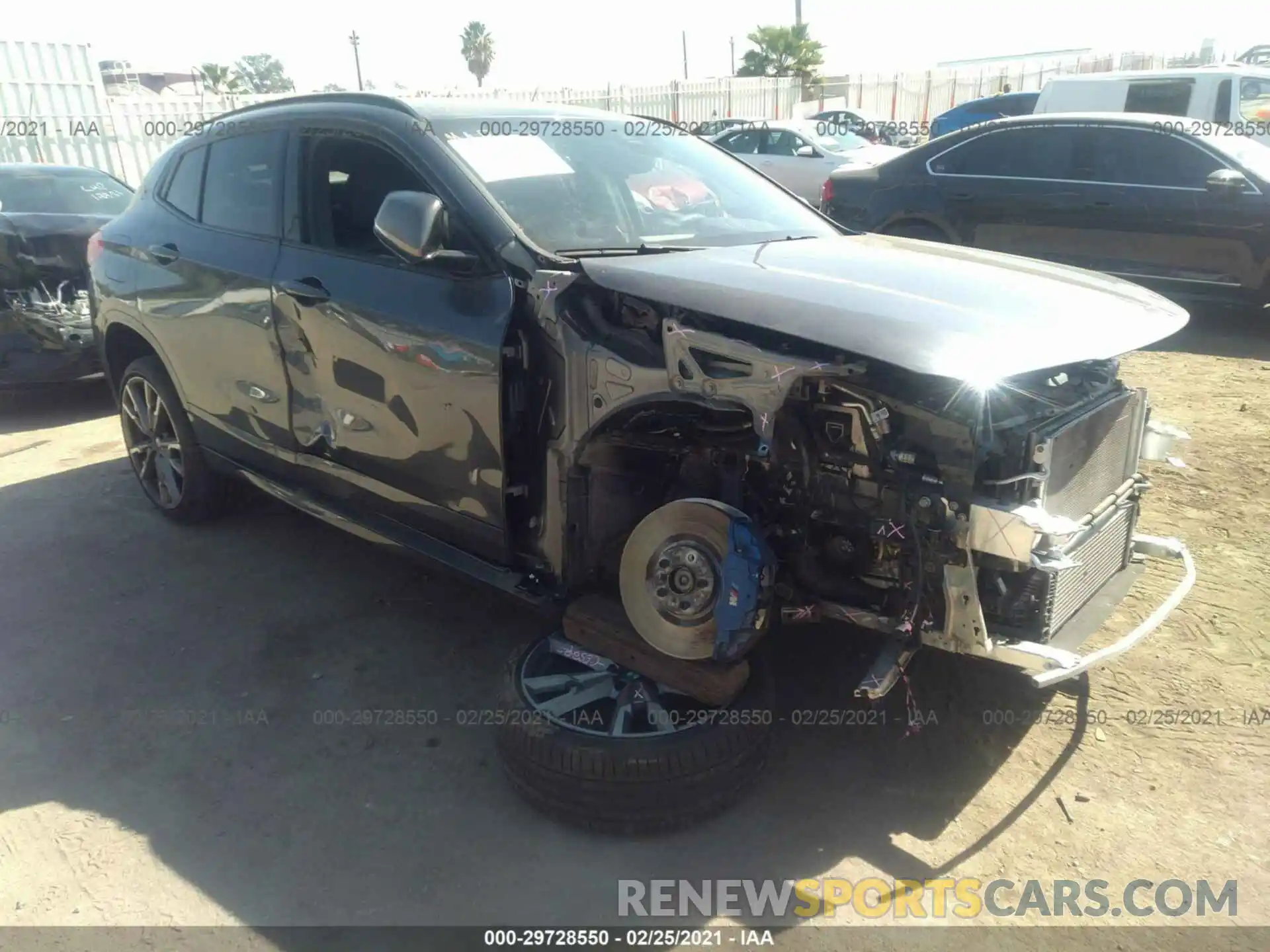 1 Photograph of a damaged car WBXYN1C50K5N69117 BMW X2 2019