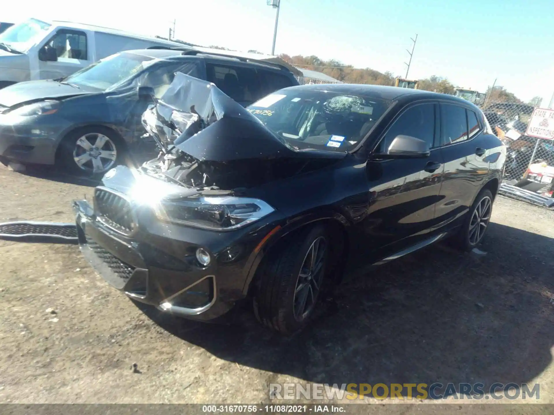 2 Photograph of a damaged car WBXYN1C54KEF29335 BMW X2 2019