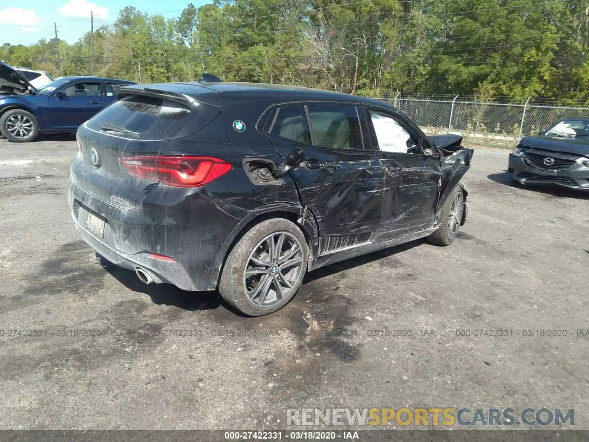 4 Photograph of a damaged car WBXYN1C59KEF29346 BMW X2 2019