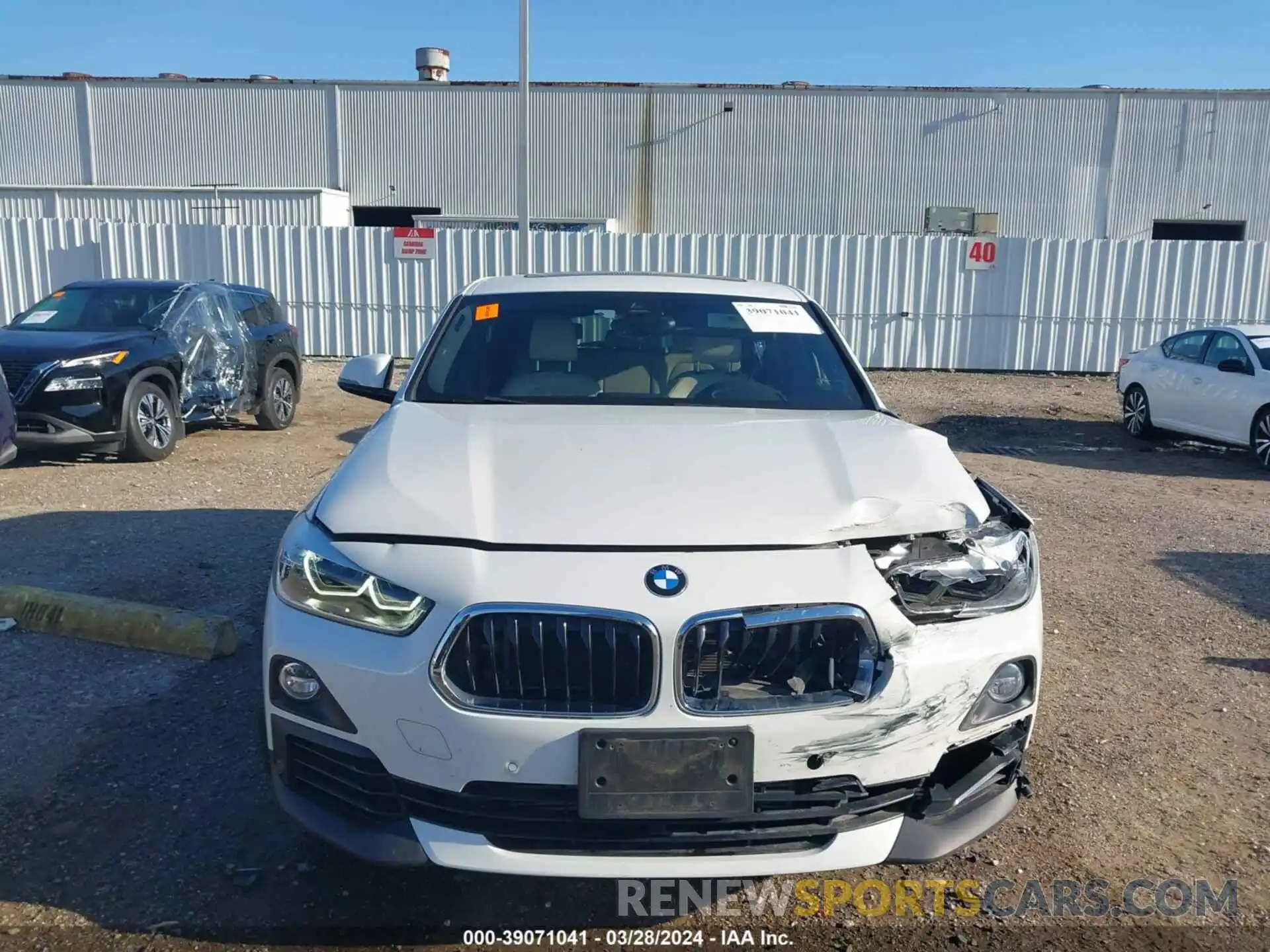 12 Photograph of a damaged car WBXYH9C00L5N91162 BMW X2 2020