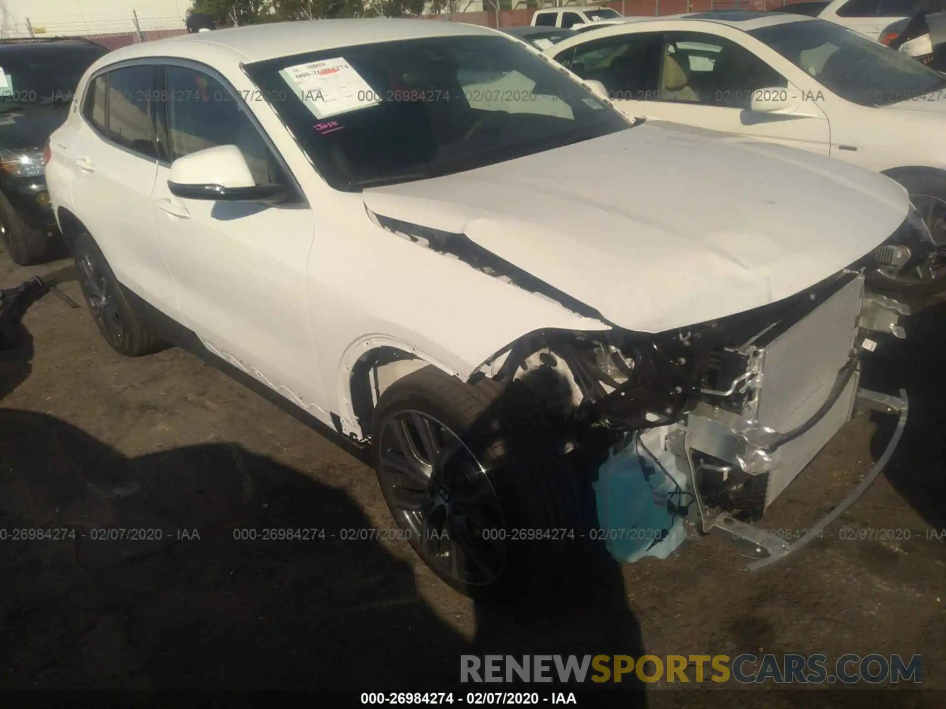 1 Photograph of a damaged car WBXYH9C00L5P07654 BMW X2 2020
