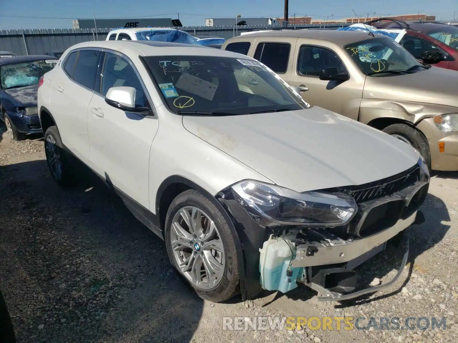 1 Photograph of a damaged car WBXYH9C00L5P80278 BMW X2 2020