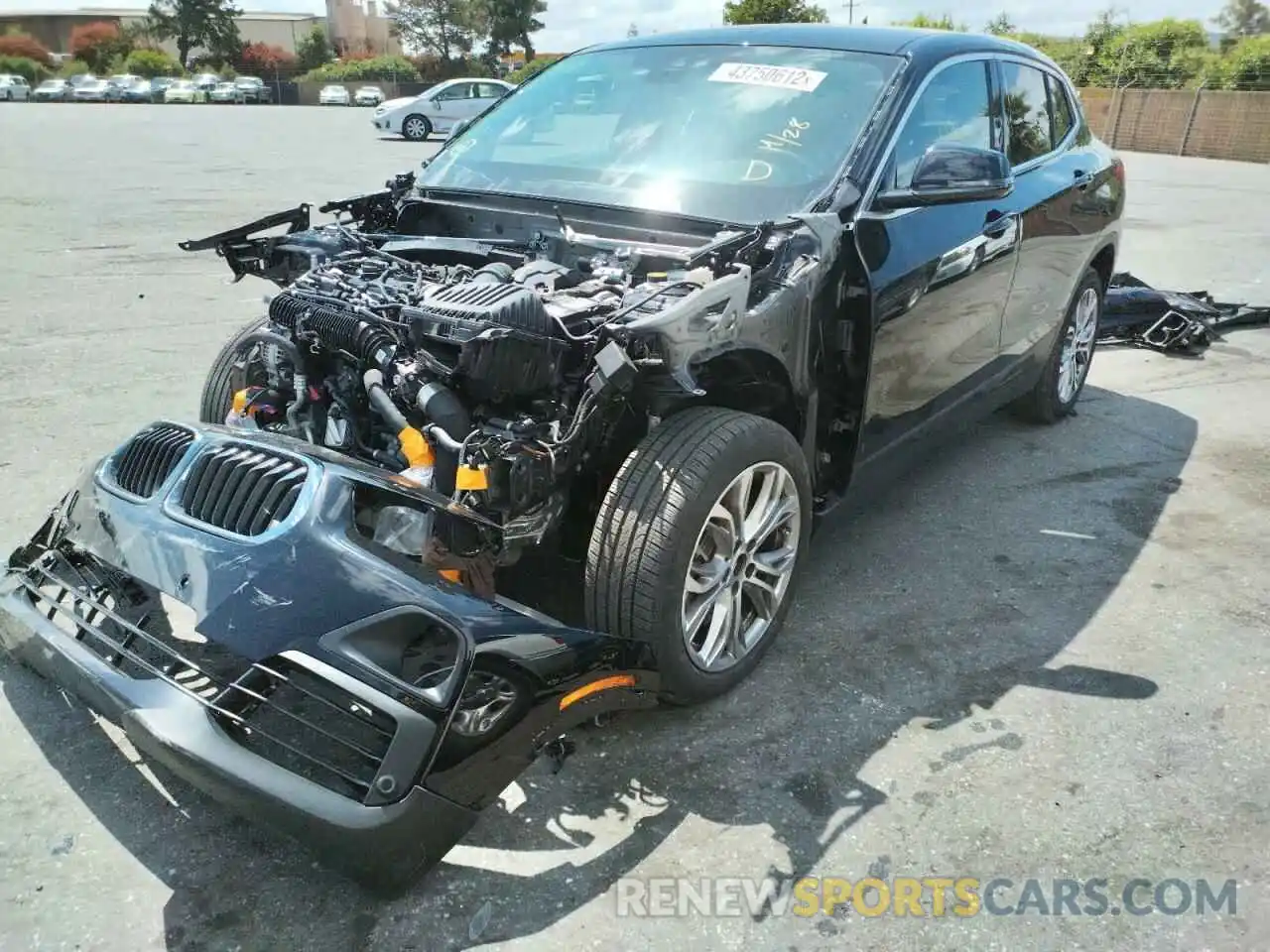 2 Photograph of a damaged car WBXYH9C00L5P80409 BMW X2 2020