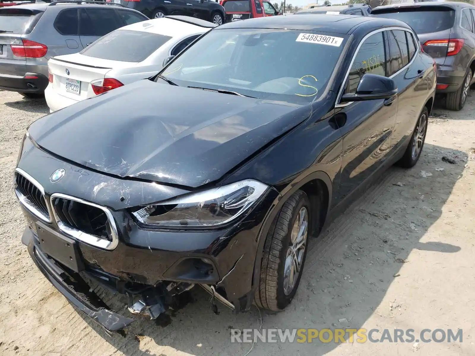 2 Photograph of a damaged car WBXYH9C01L5P14872 BMW X2 2020